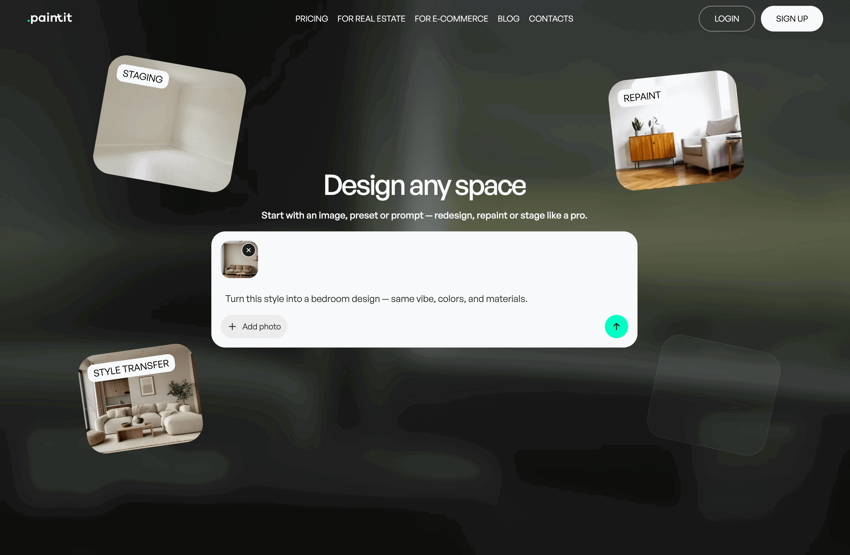 Paintit.aiv1 - Screenshot showing the interface and features of this AI tool