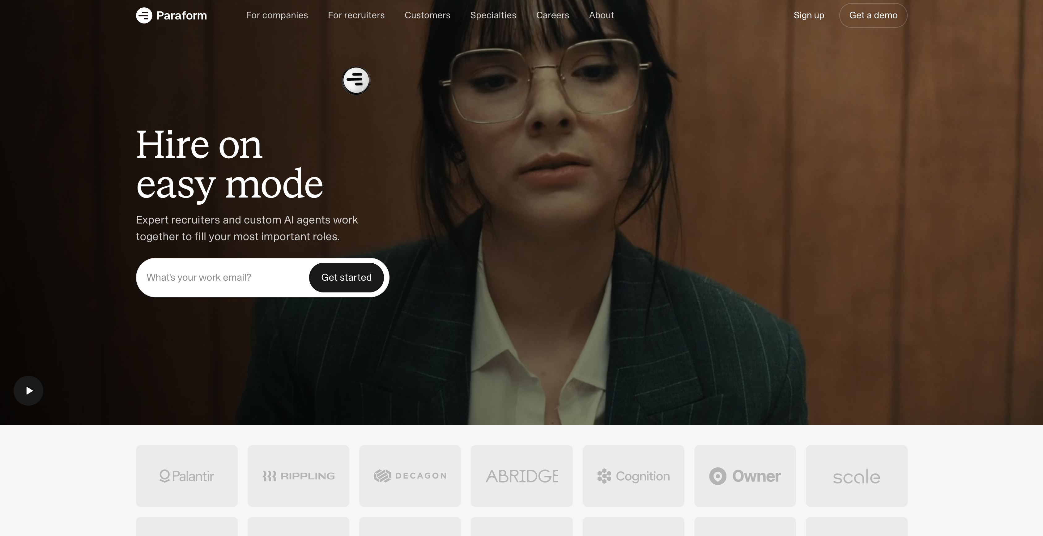 Paraform - Screenshot showing the interface and features of this AI tool