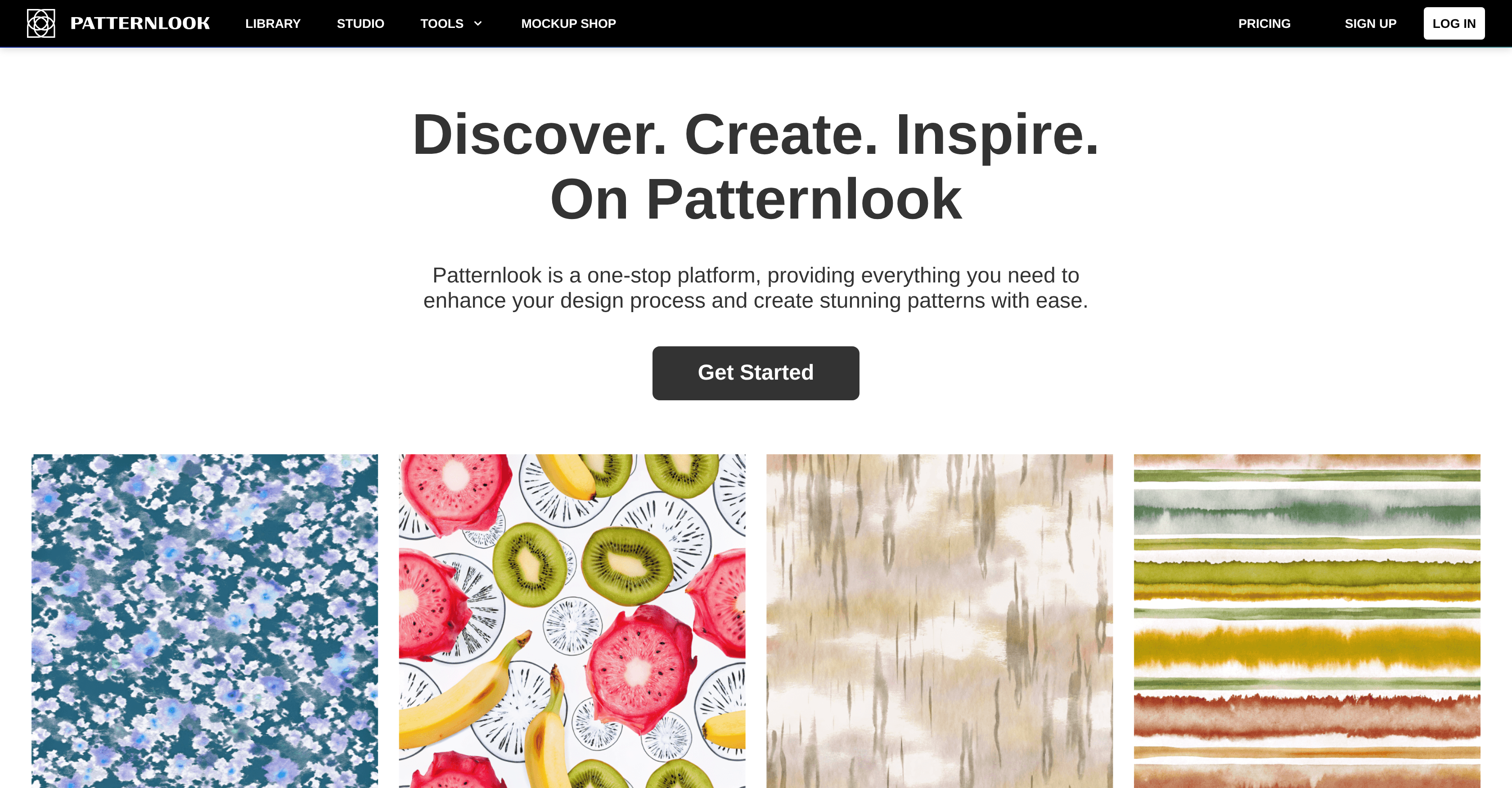 PatternLook - Screenshot showing the interface and features of this AI tool