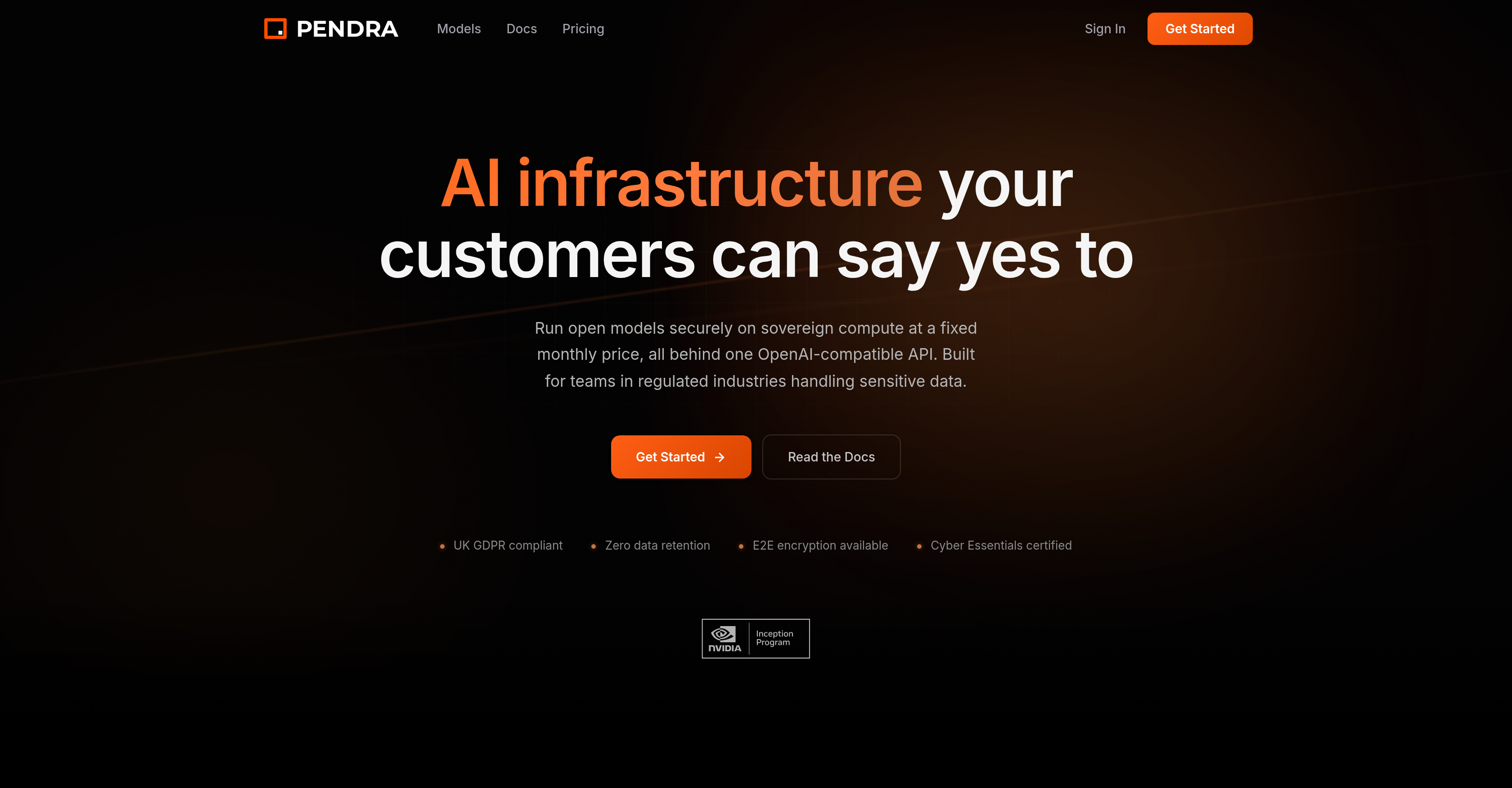 Pendra - Screenshot showing the interface and features of this AI tool