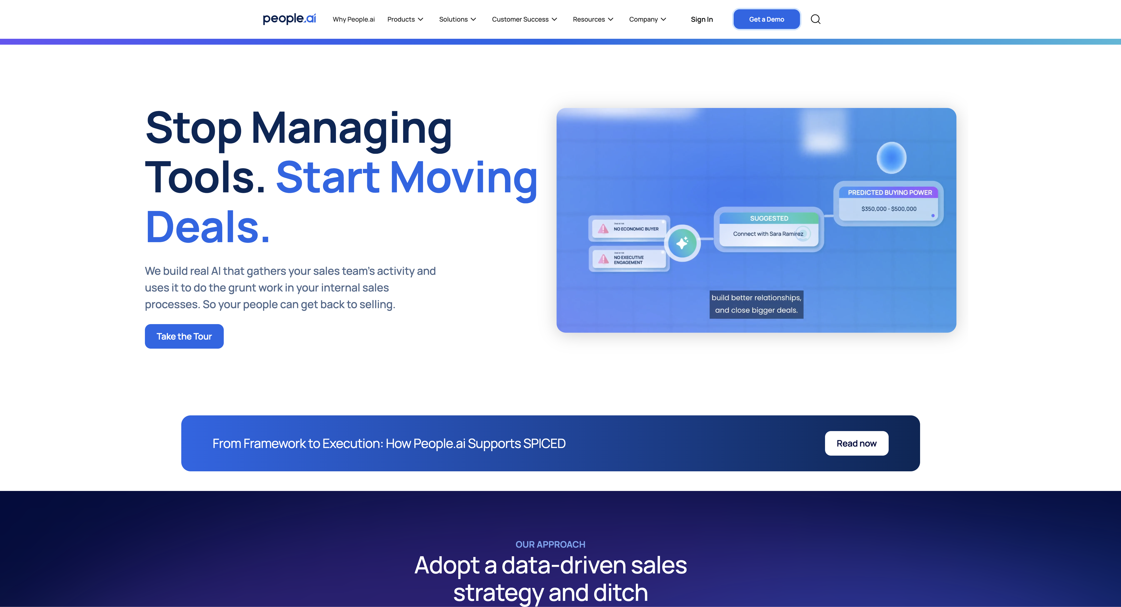 People AI - Screenshot showing the interface and features of this AI tool