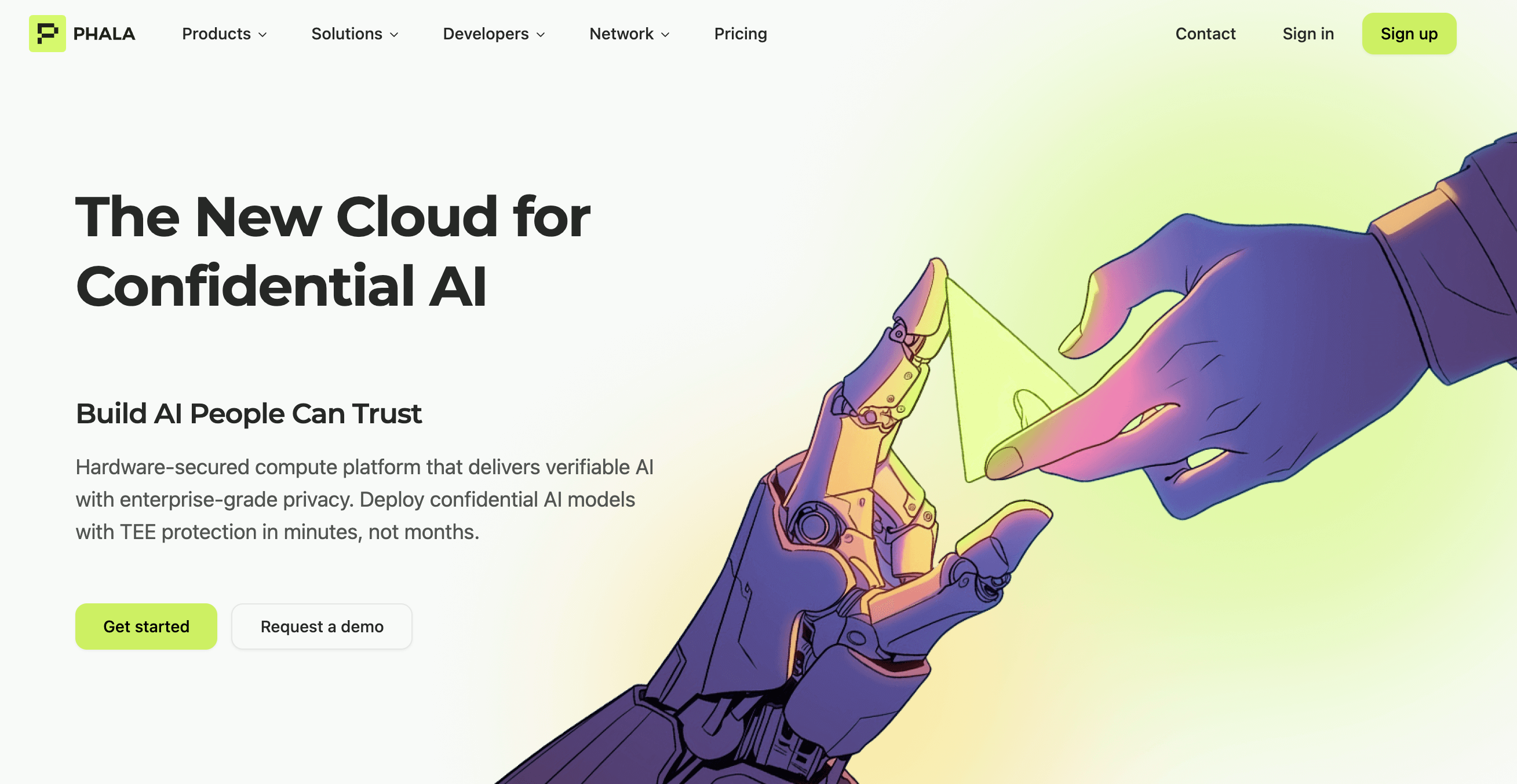 Phala Cloud - Screenshot showing the interface and features of this AI tool