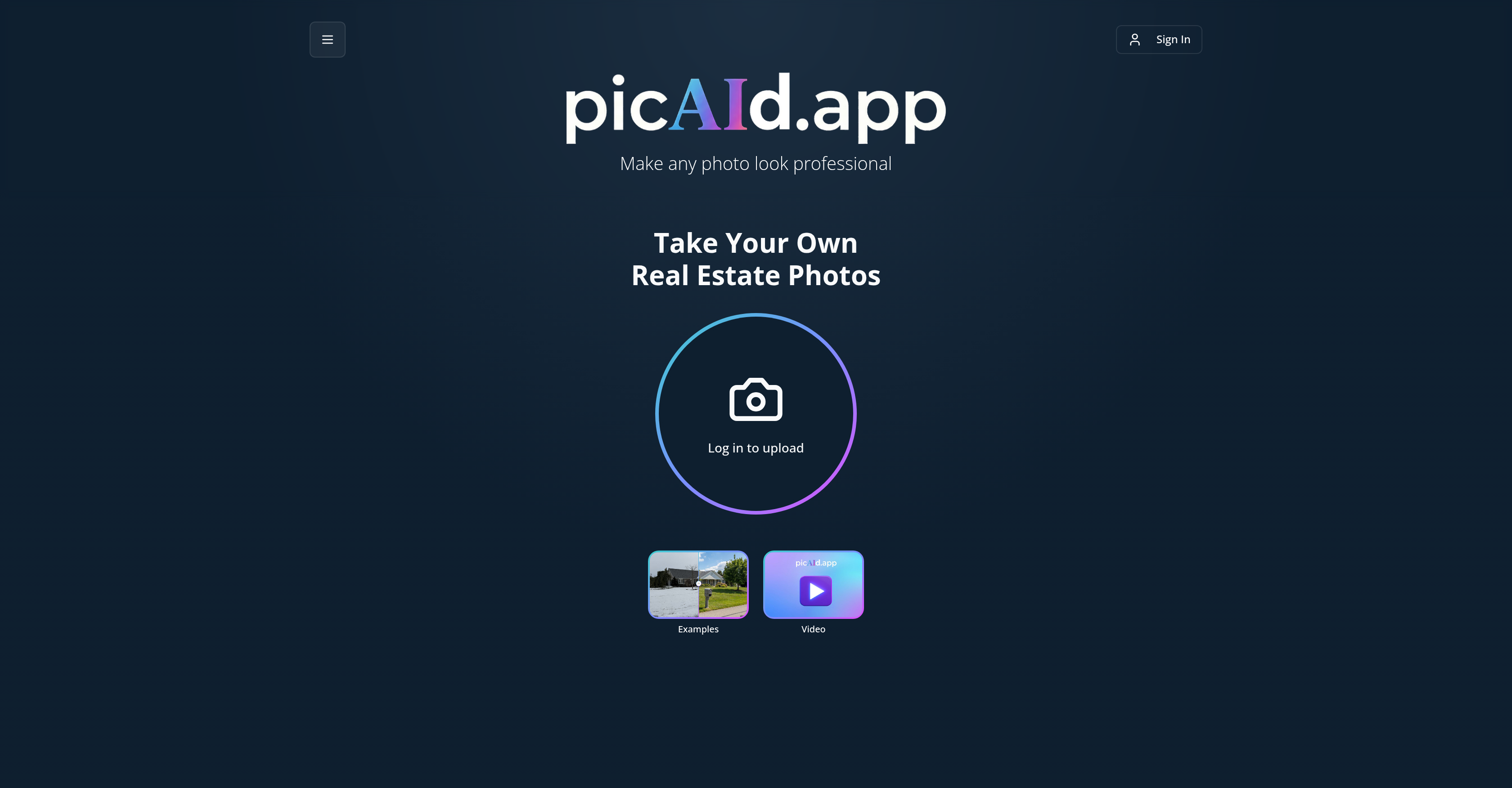 Pic A.I.'d - Screenshot showing the interface and features of this AI tool