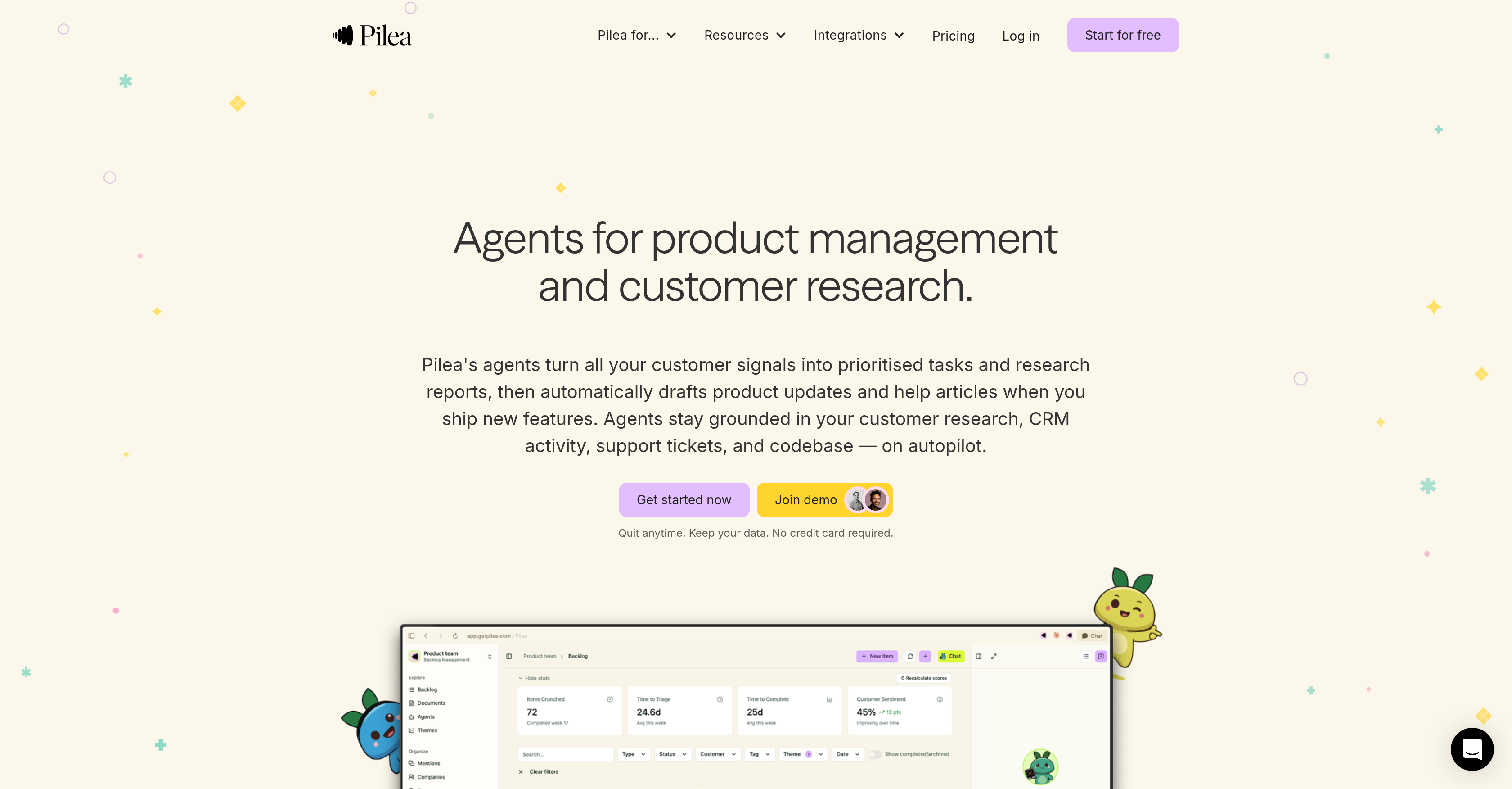 Pilea AI - Screenshot showing the interface and features of this AI tool