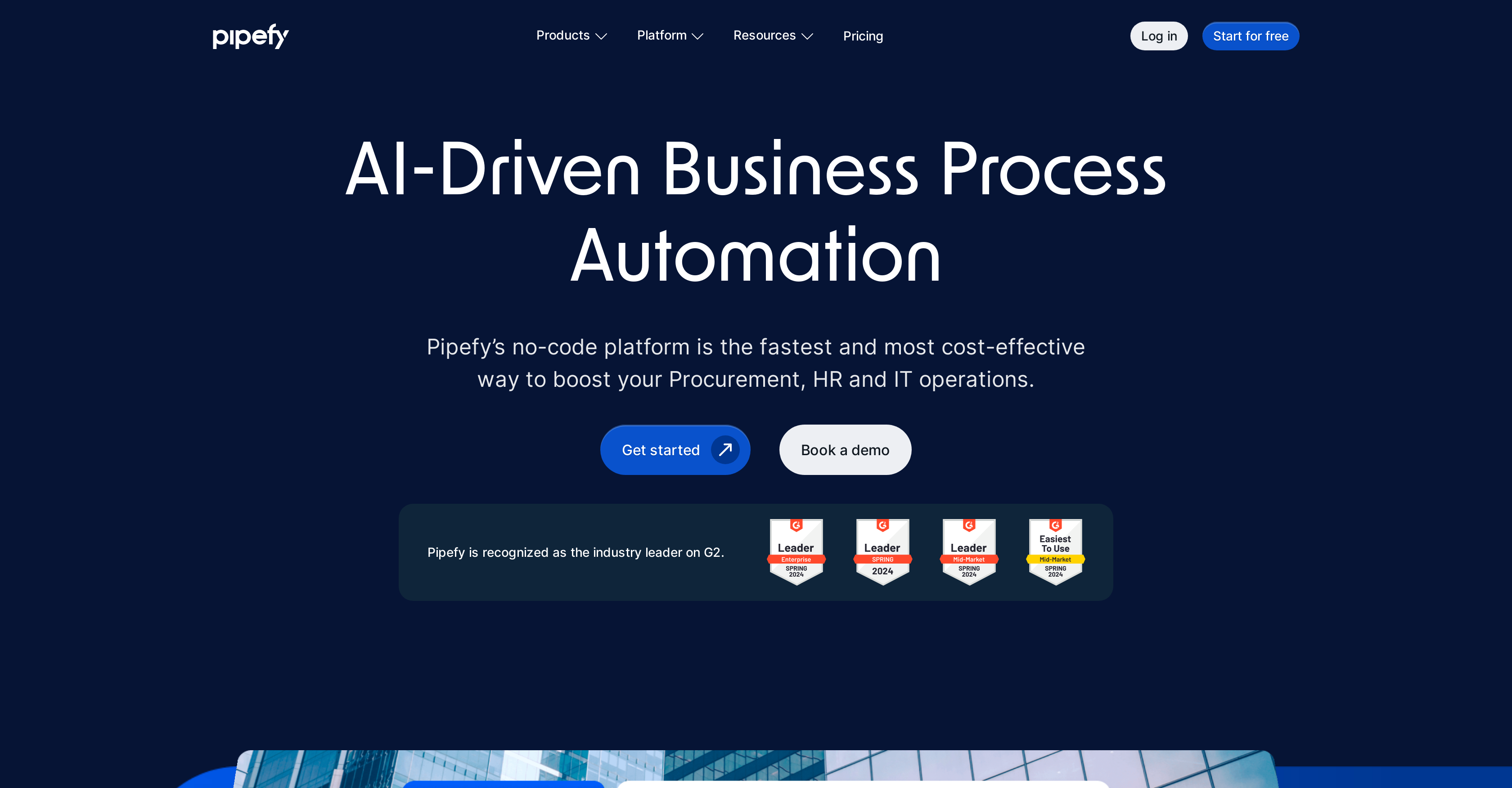 Pipefy - Screenshot showing the interface and features of this AI tool