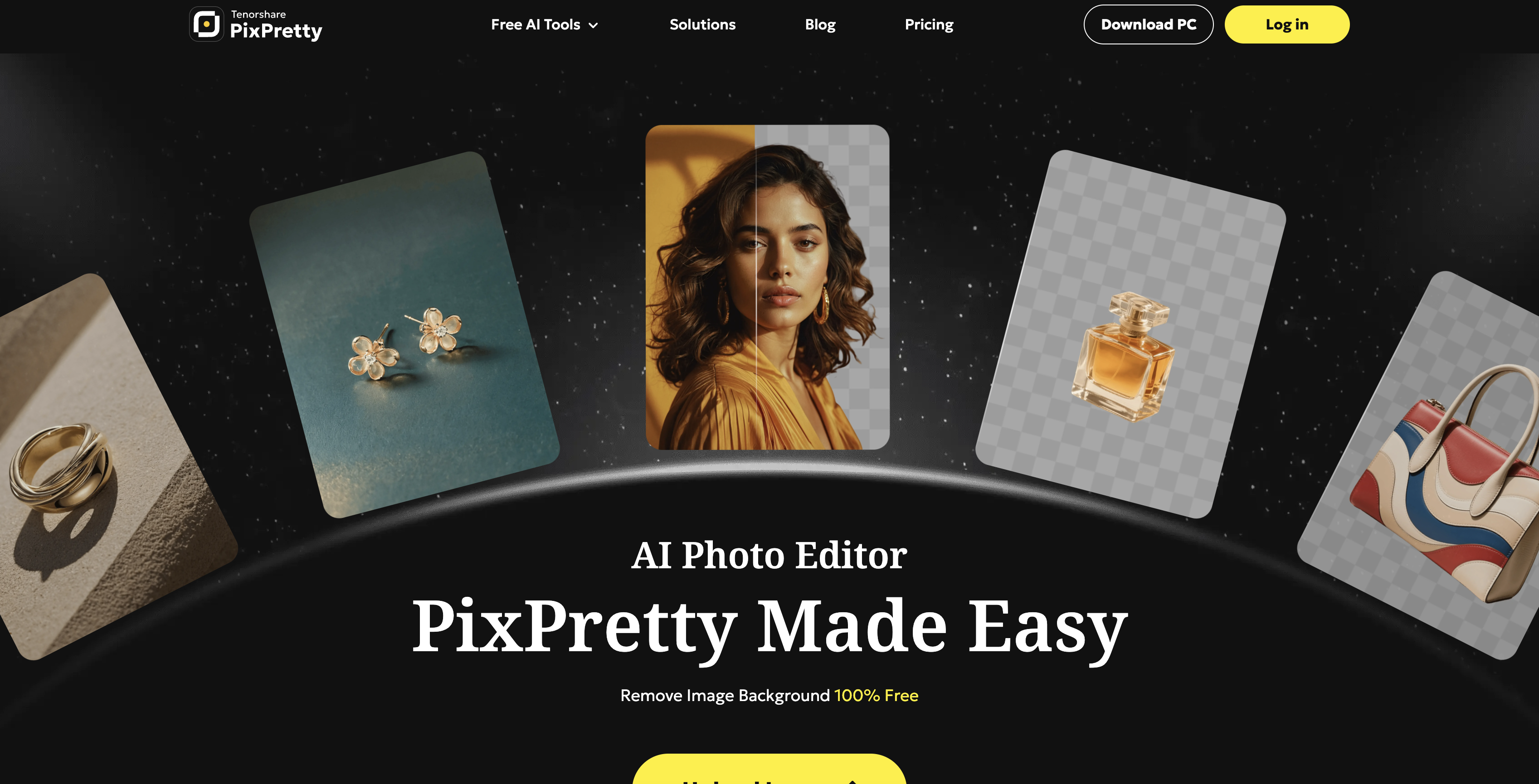 PixPretty AI - Screenshot showing the interface and features of this AI tool
