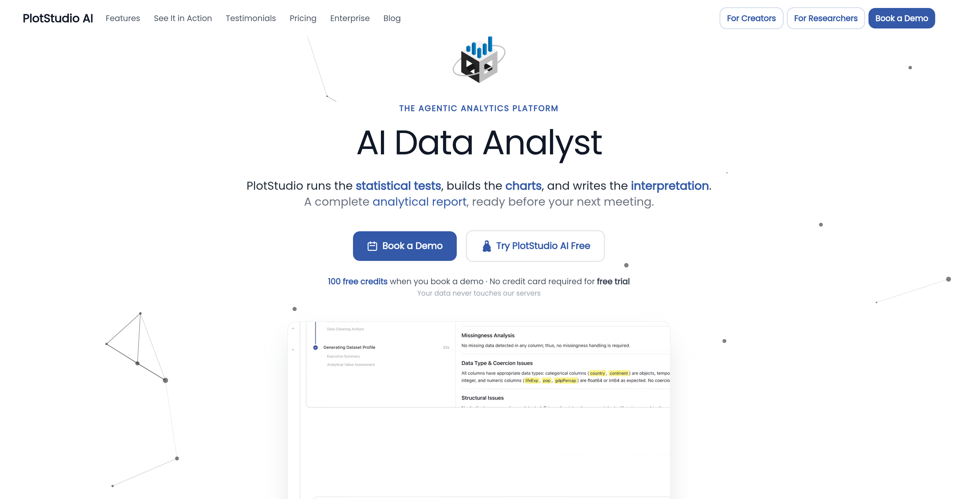 PlotStudio AI - Screenshot showing the interface and features of this AI tool