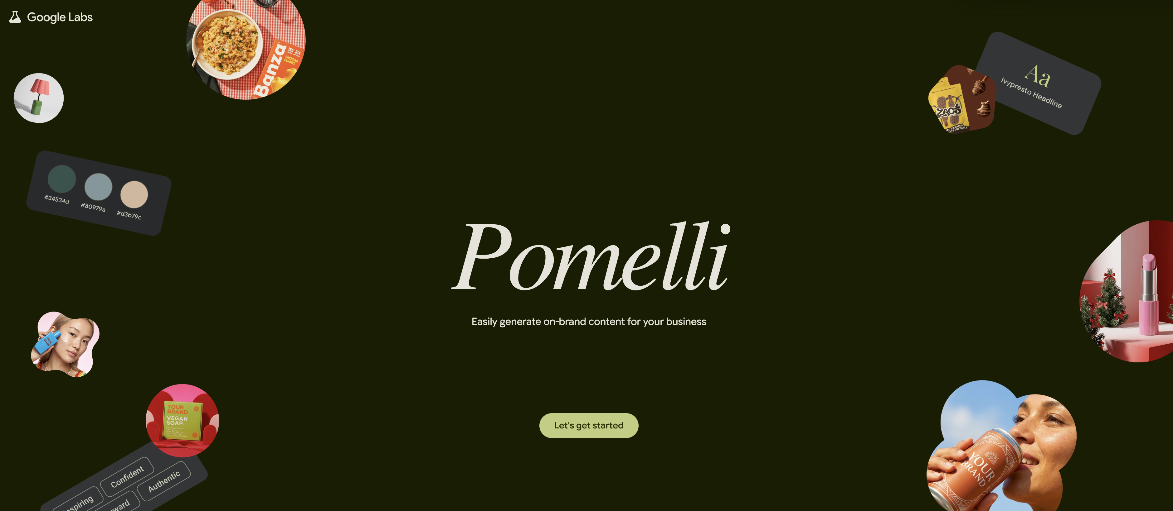Pomelli - Screenshot showing the interface and features of this AI tool