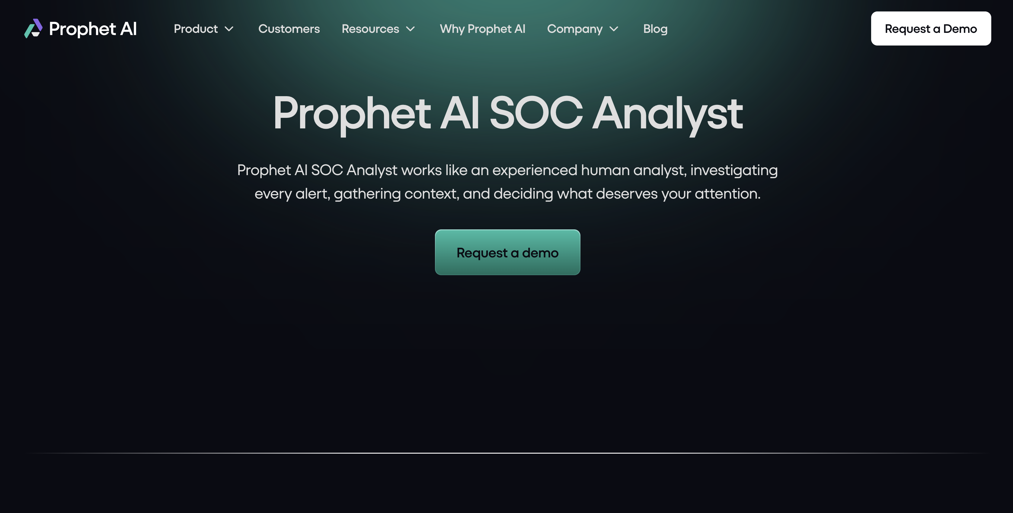 Prophet AI - Screenshot showing the interface and features of this AI tool