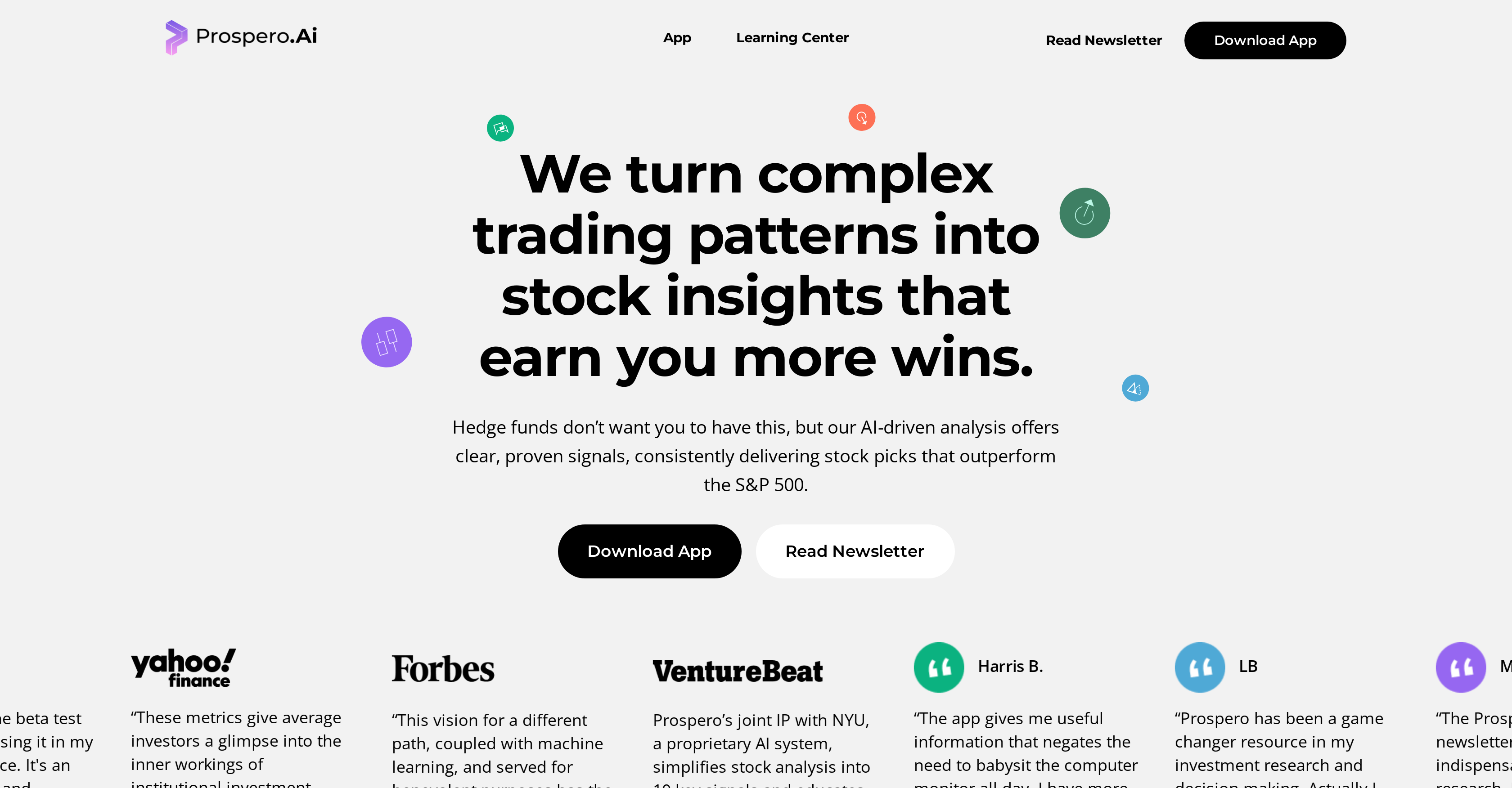 Prospero.ai - Screenshot showing the interface and features of this AI tool