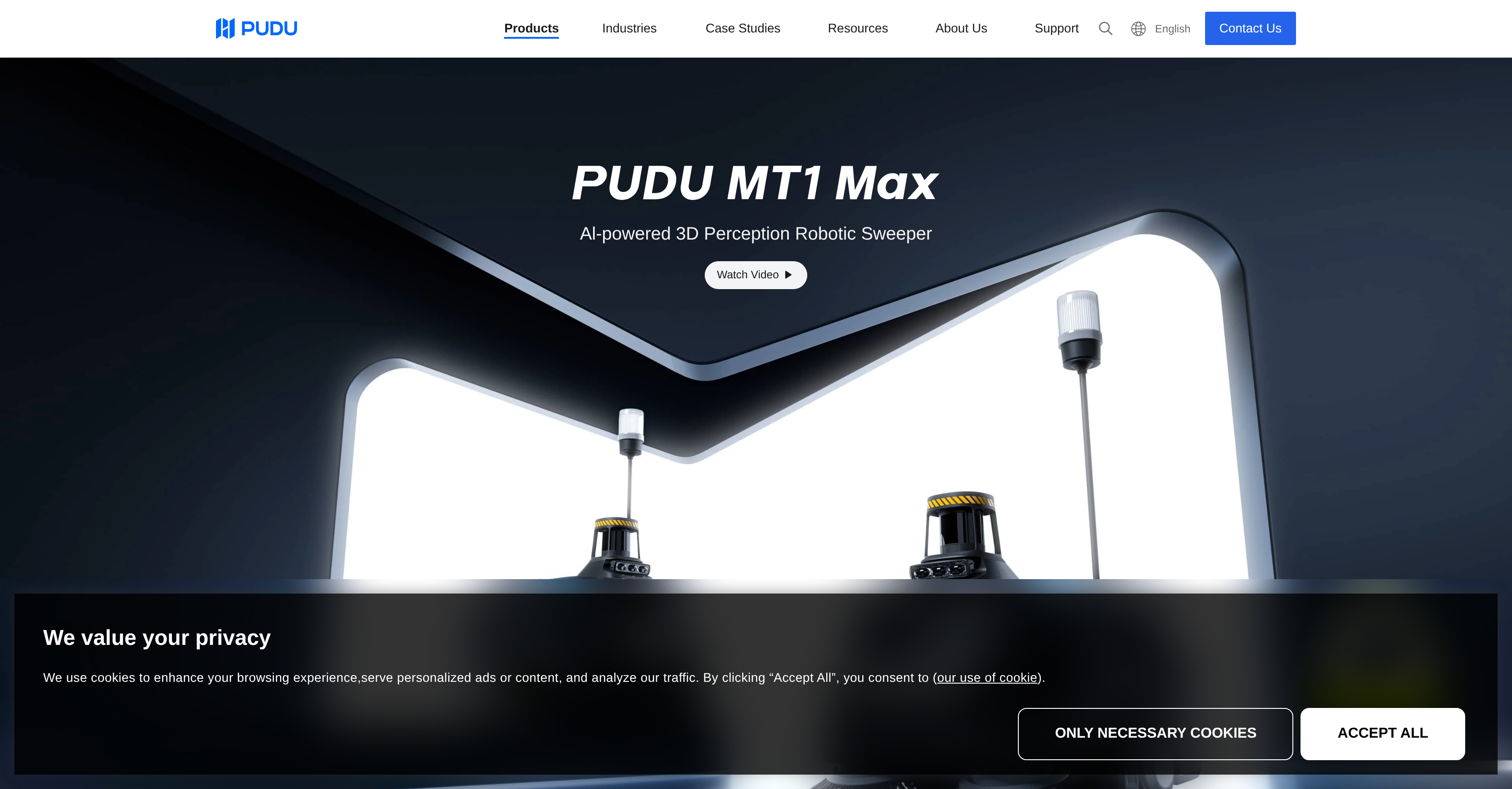 PUDU MT1 Max - Screenshot showing the interface and features of this AI tool