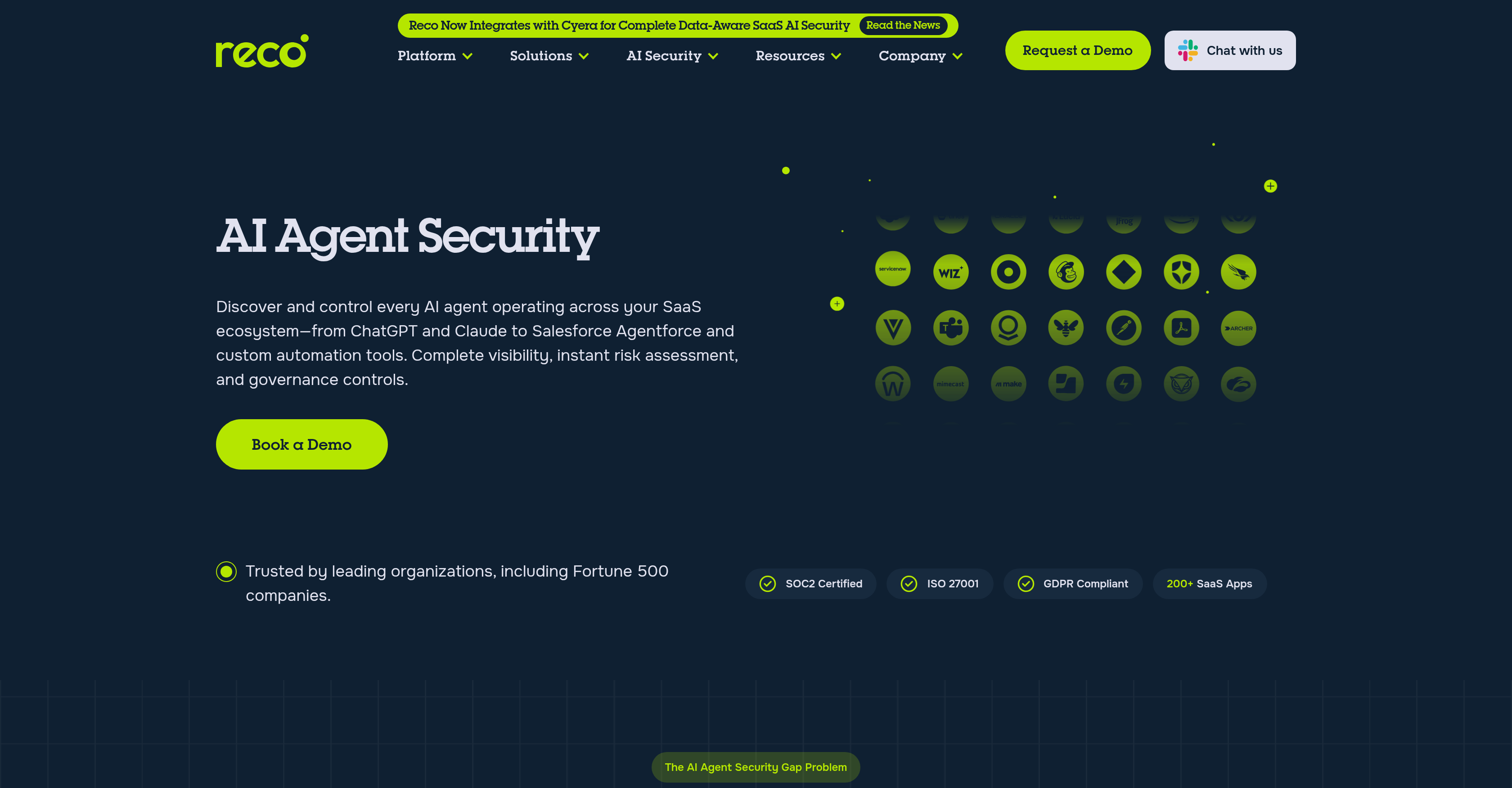 Reco.ai - Screenshot showing the interface and features of this AI tool