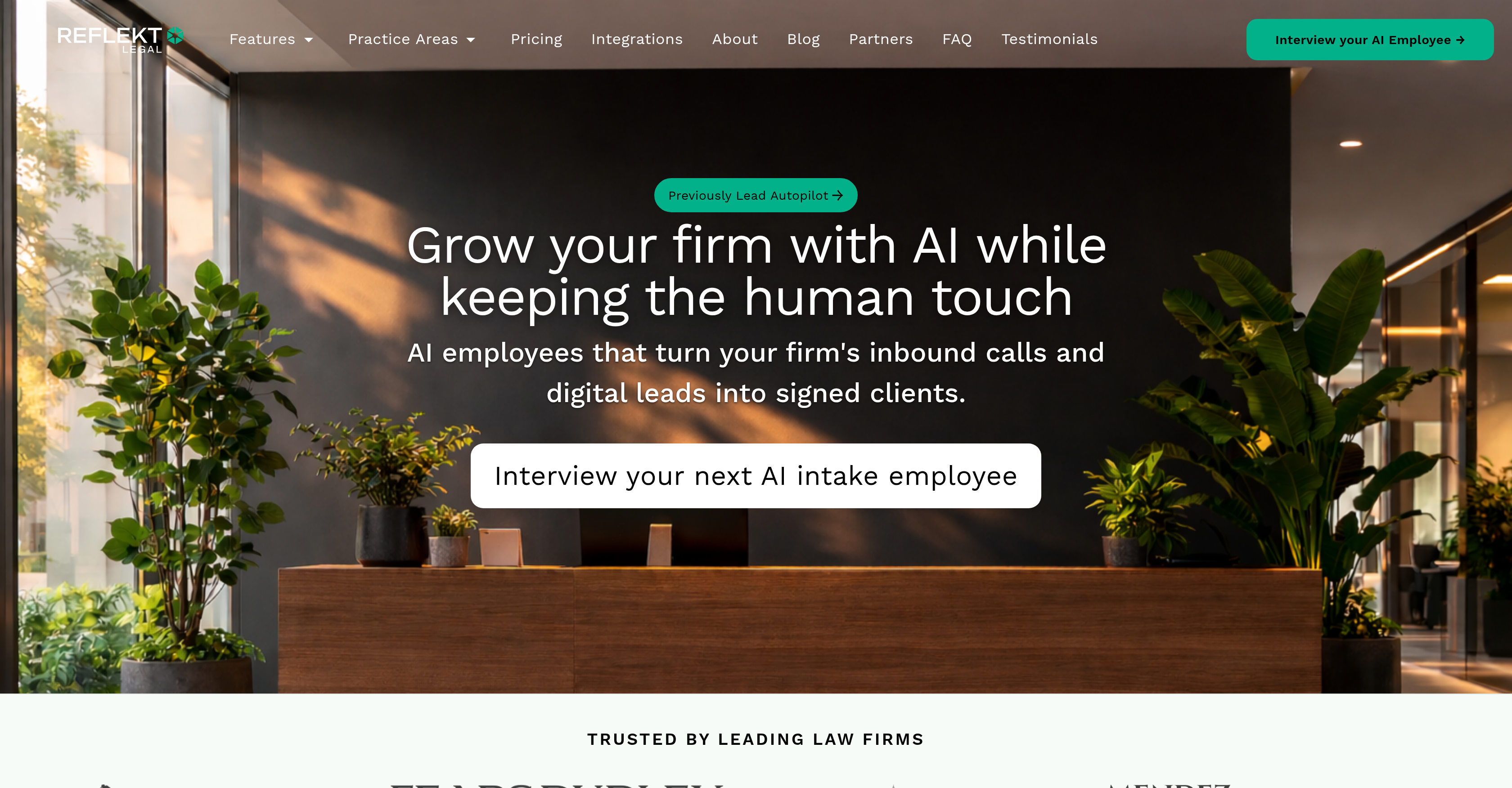 Reflekt Legal - Screenshot showing the interface and features of this AI tool