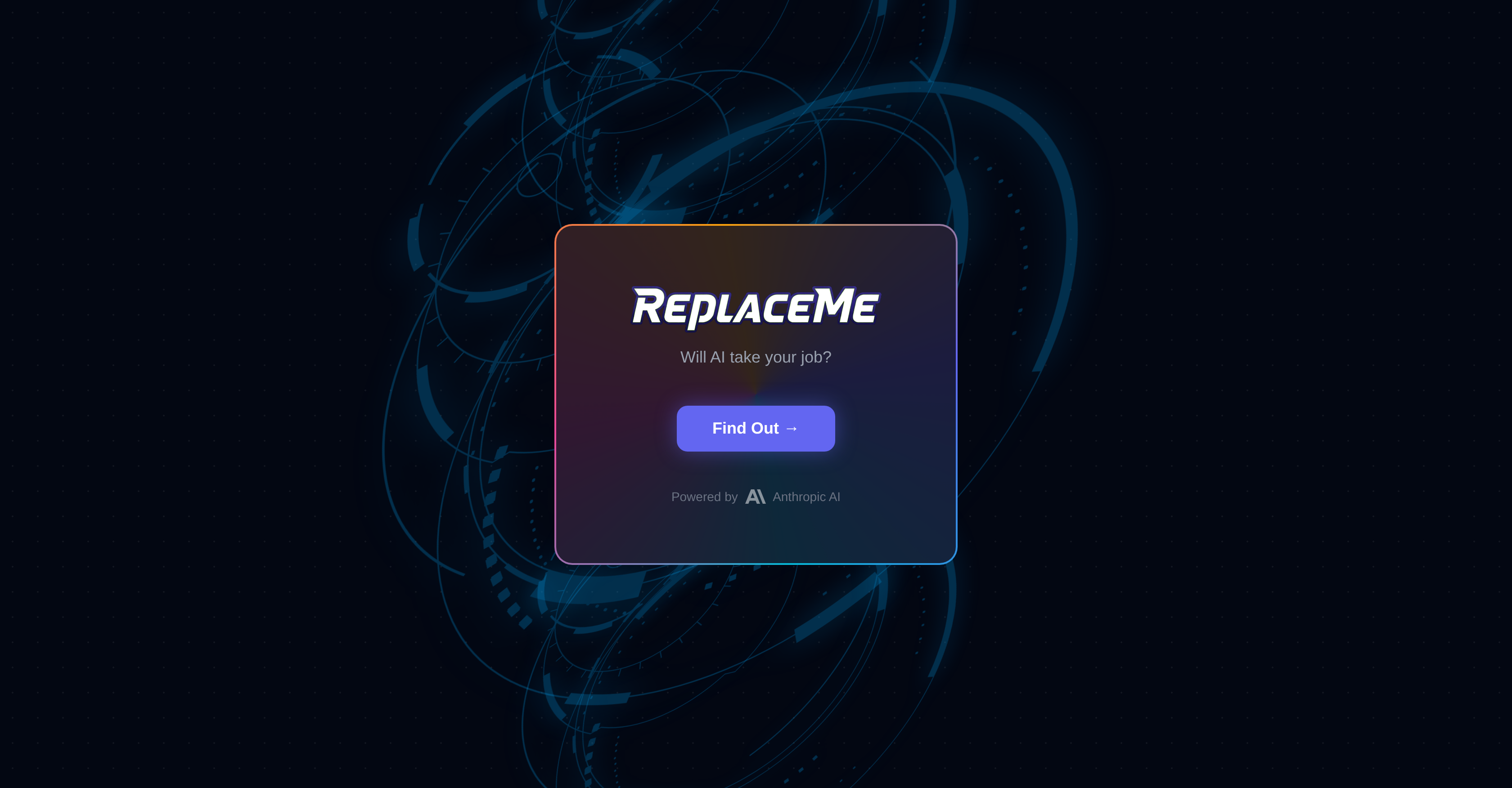 ReplaceMe - Screenshot showing the interface and features of this AI tool