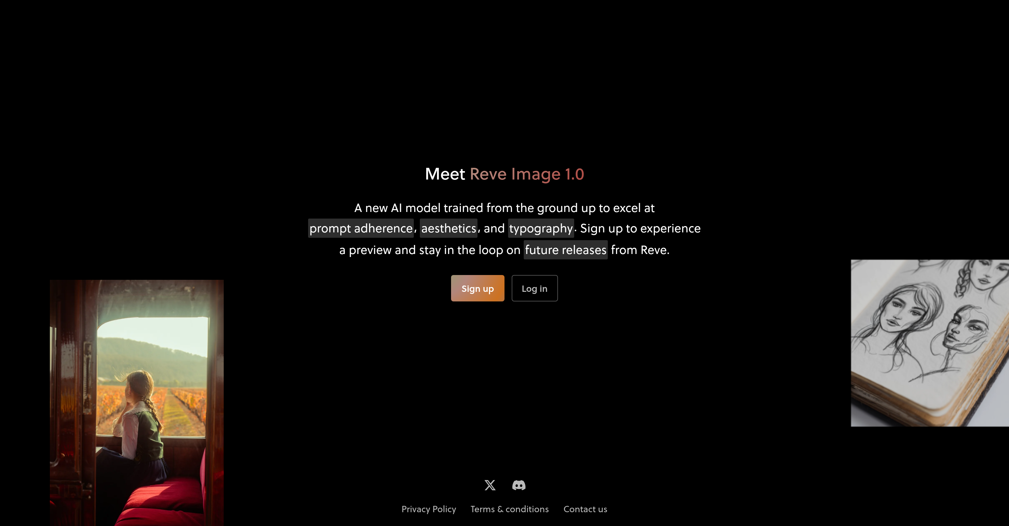 Reve Image - Screenshot showing the interface and features of this AI tool