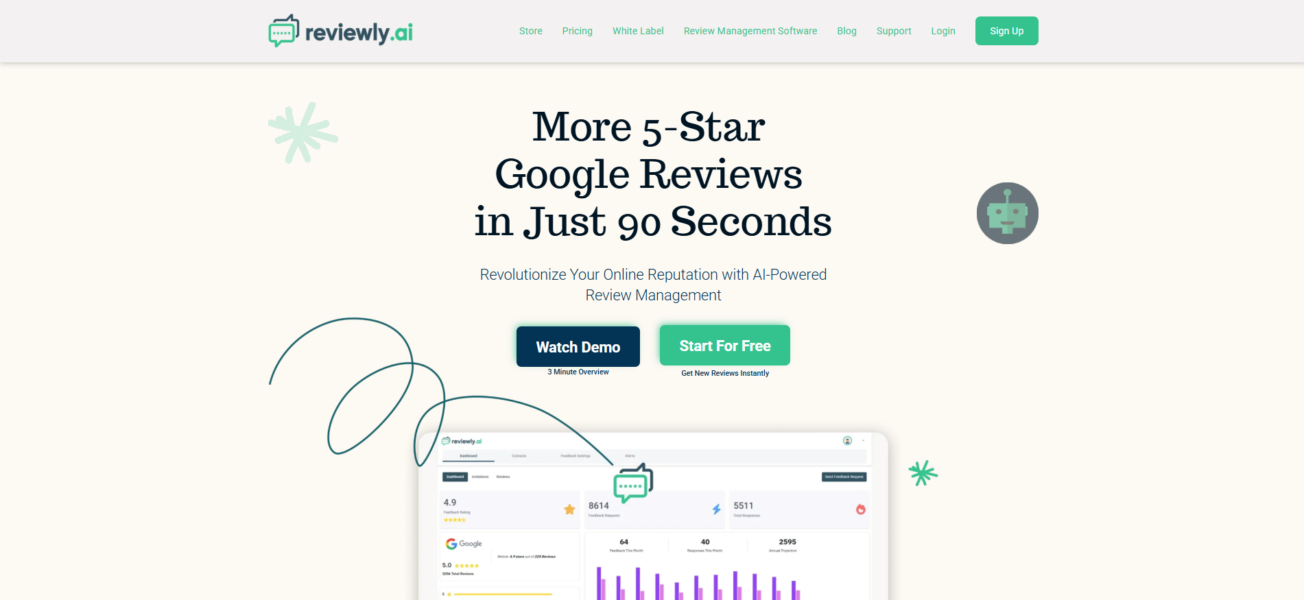 Reviewly.aiv2 - Screenshot showing the interface and features of this AI tool