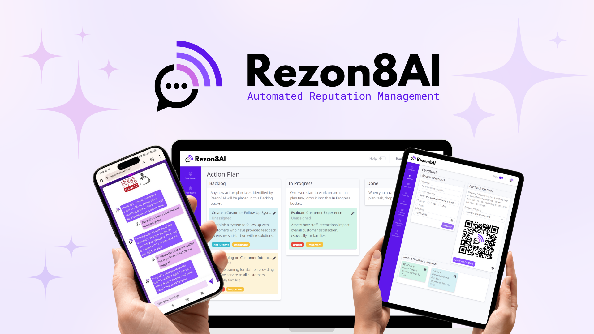 Rezon8AI - Screenshot showing the interface and features of this AI tool