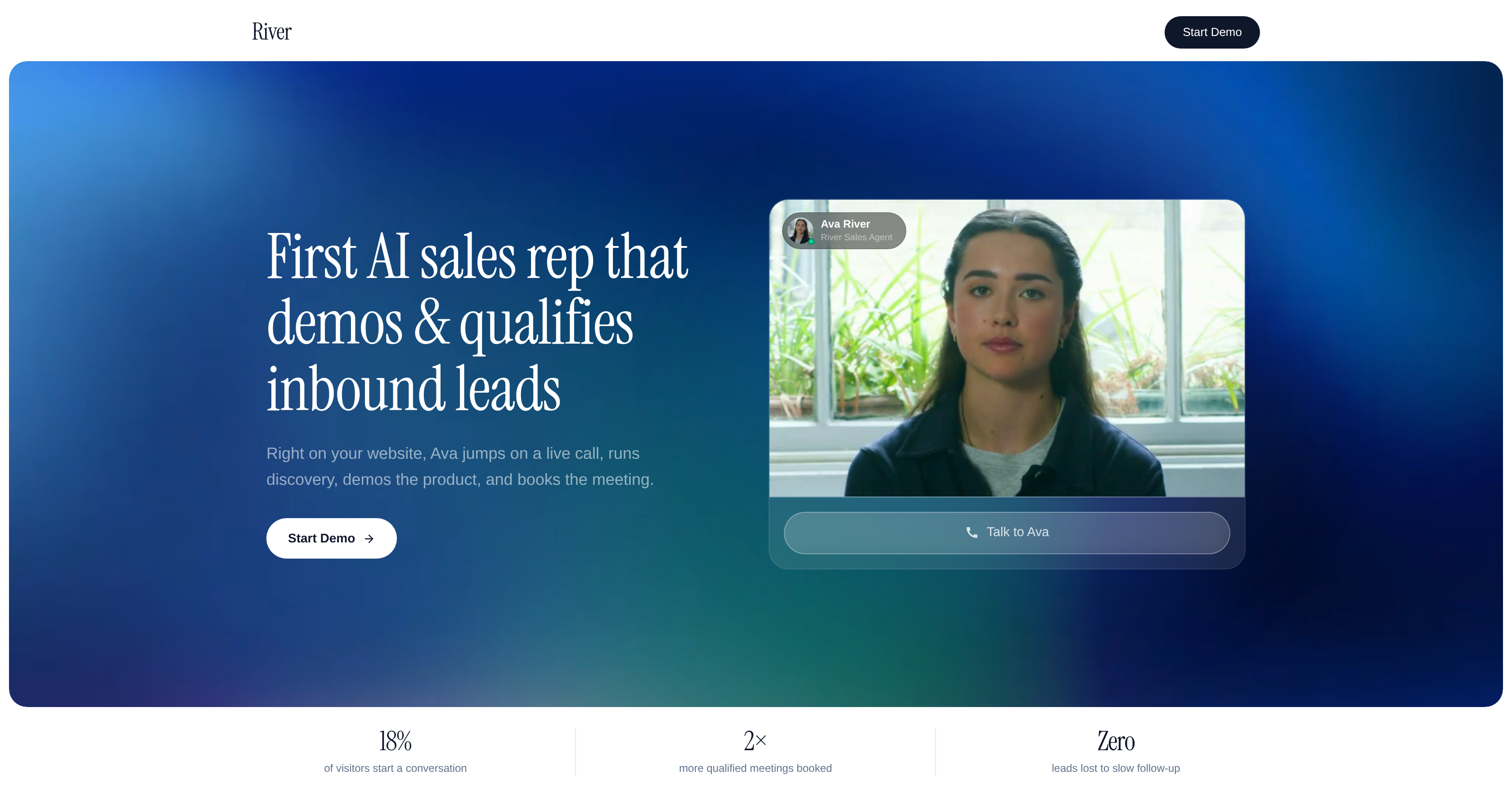 River - Screenshot showing the interface and features of this AI tool