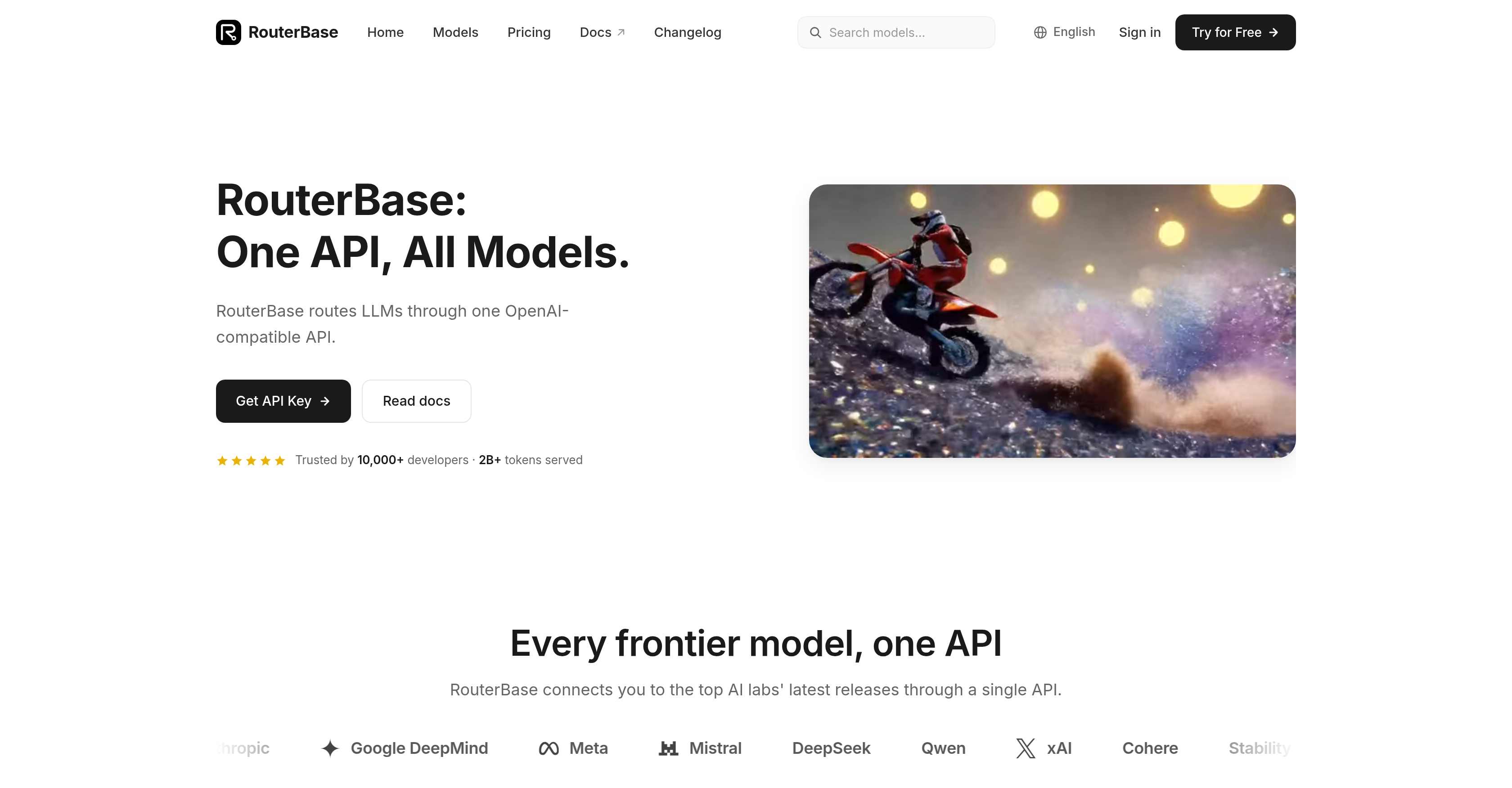 RouterBase - Screenshot showing the interface and features of this AI tool