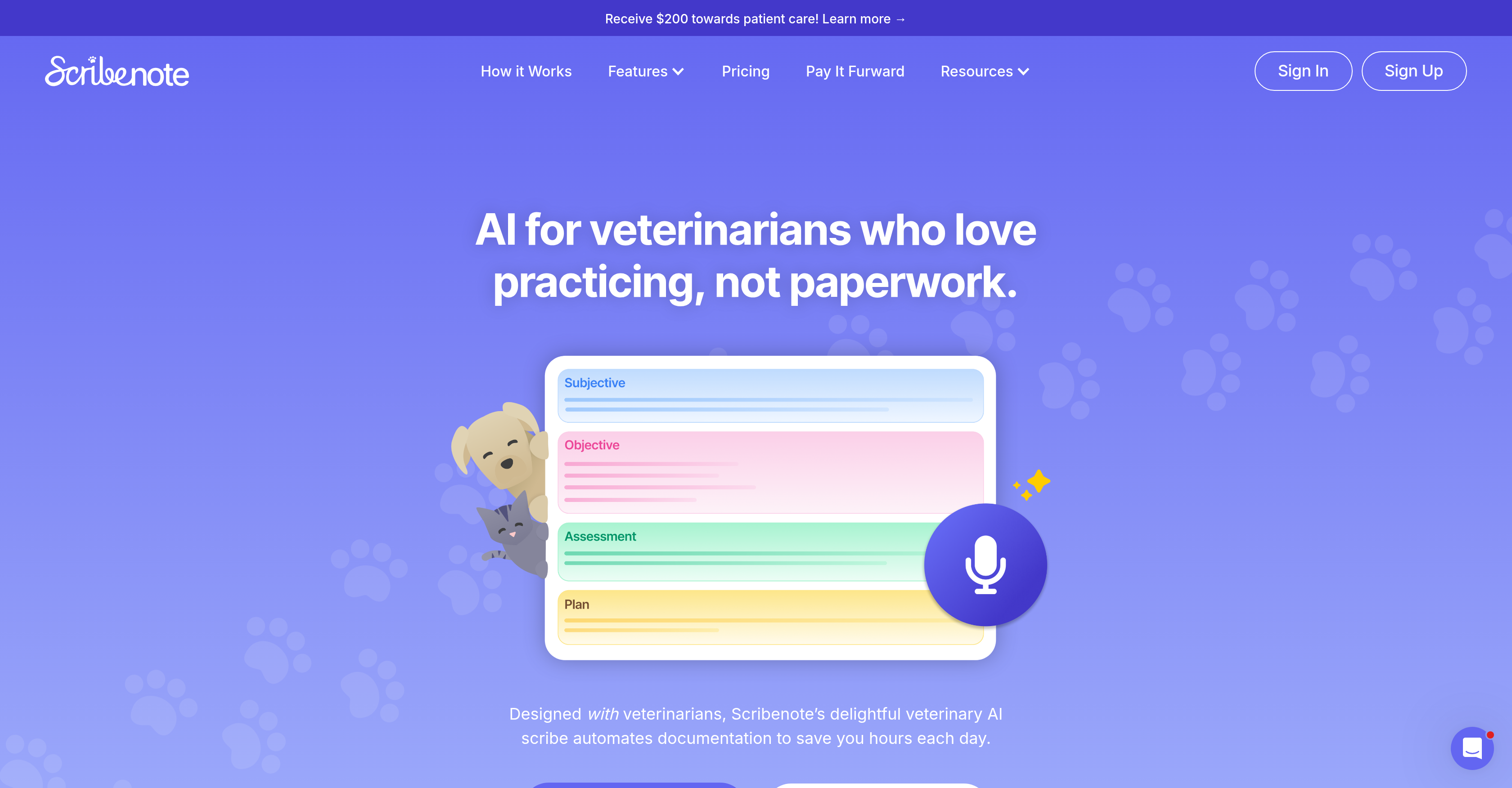 Scribenote - Screenshot showing the interface and features of this AI tool