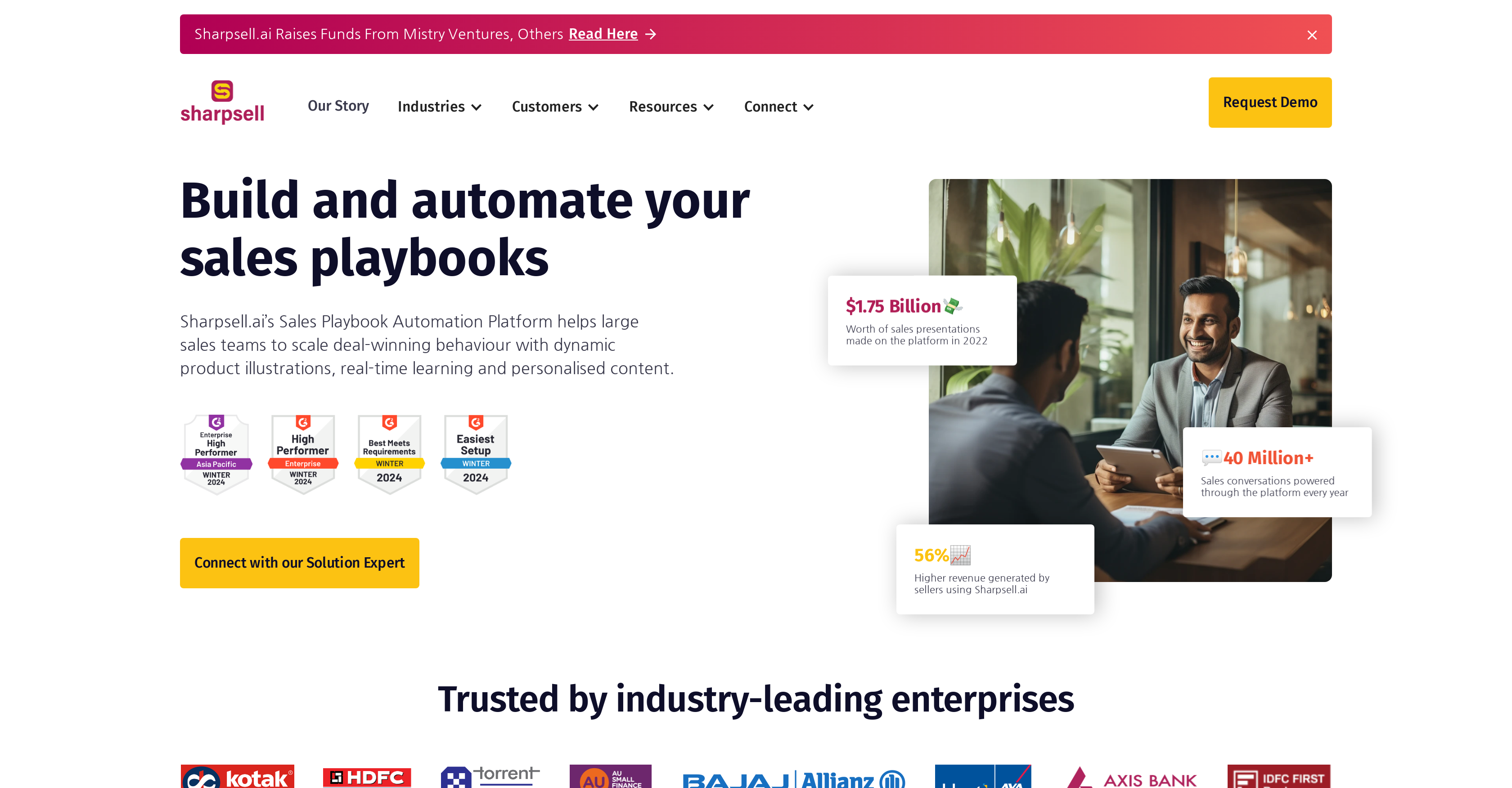 Sharpsell - Screenshot showing the interface and features of this AI tool