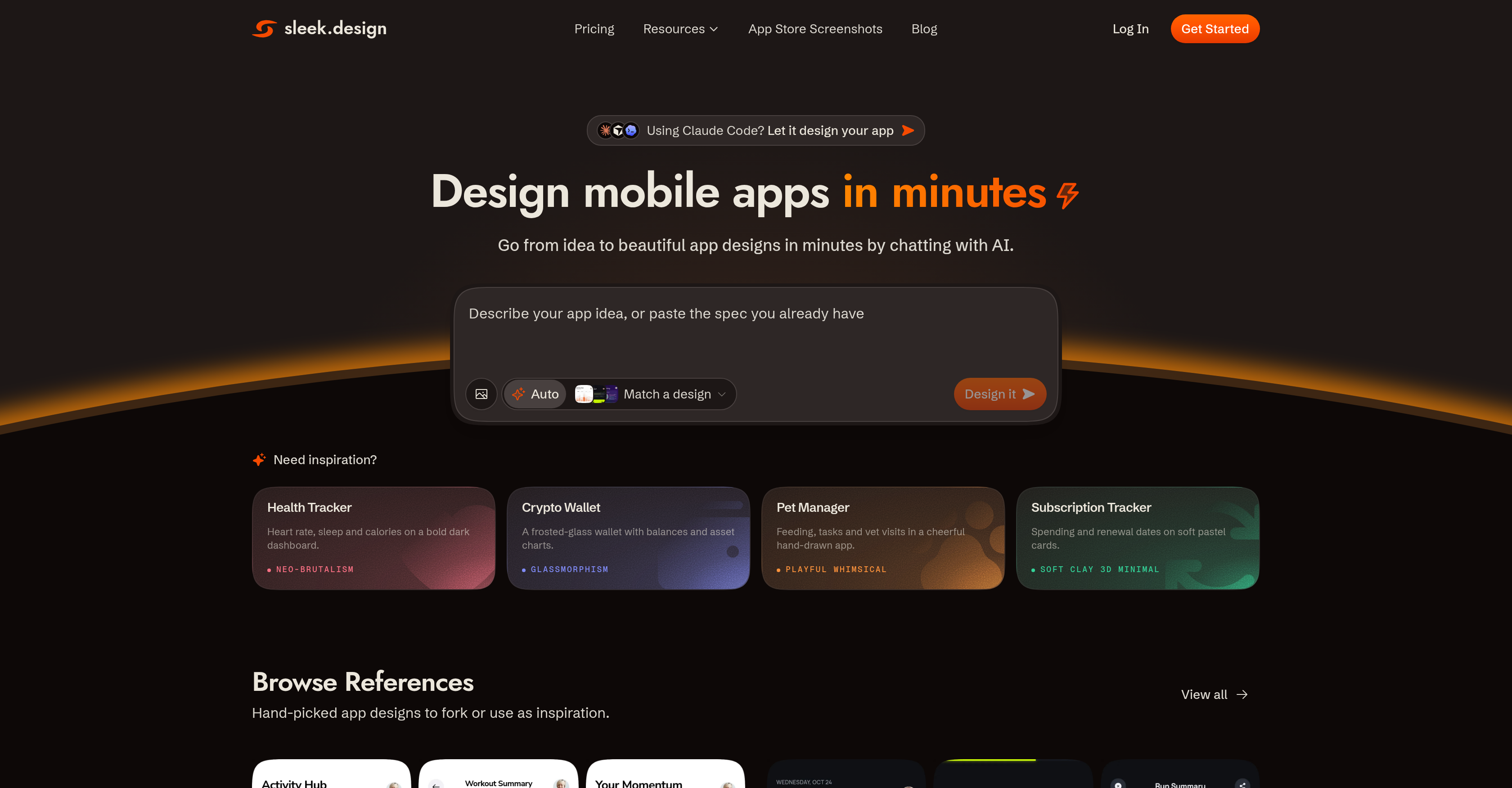 Sleek AI - Screenshot showing the interface and features of this AI tool
