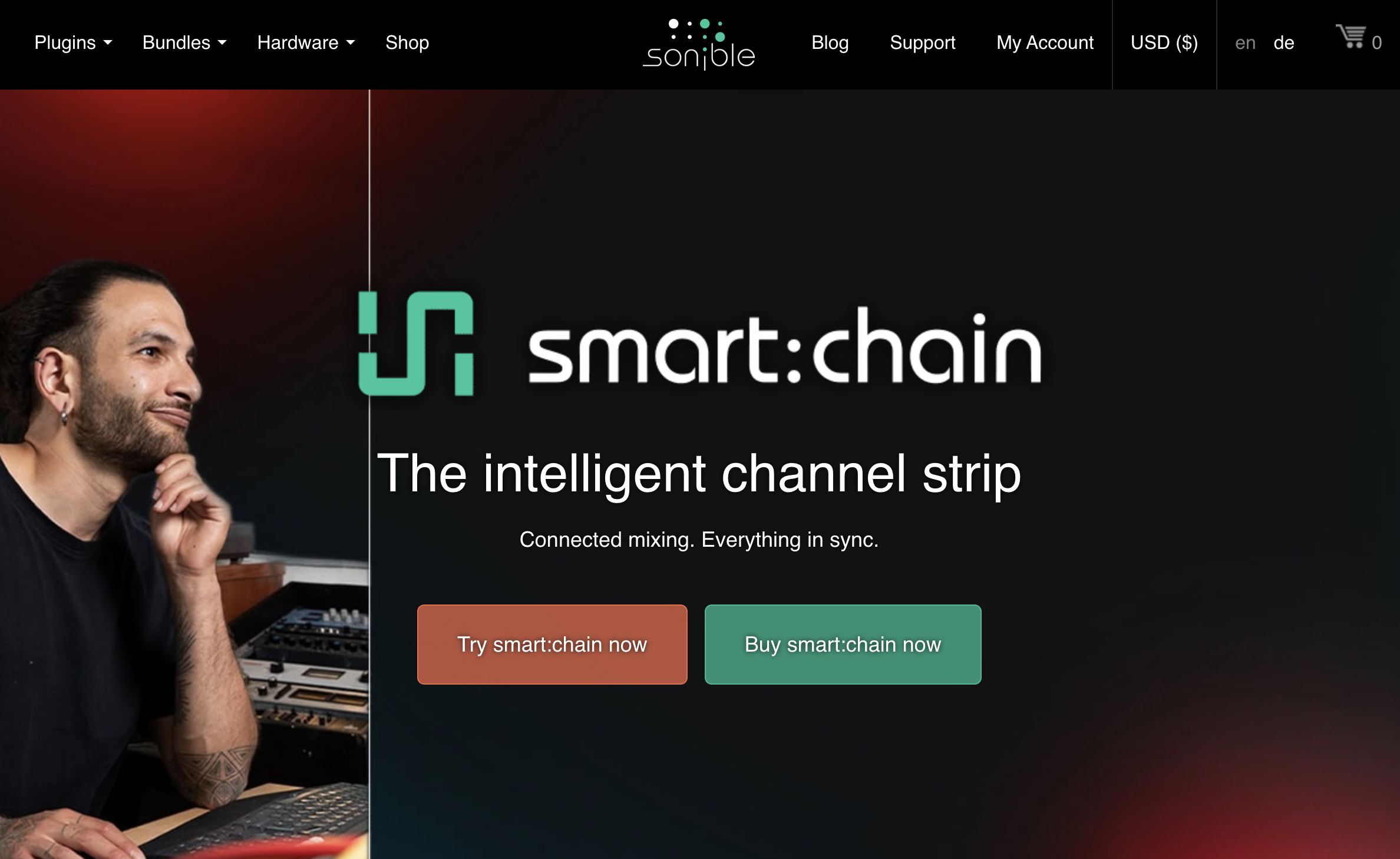 smart:chain by sonible - Screenshot showing the interface and features of this AI tool
