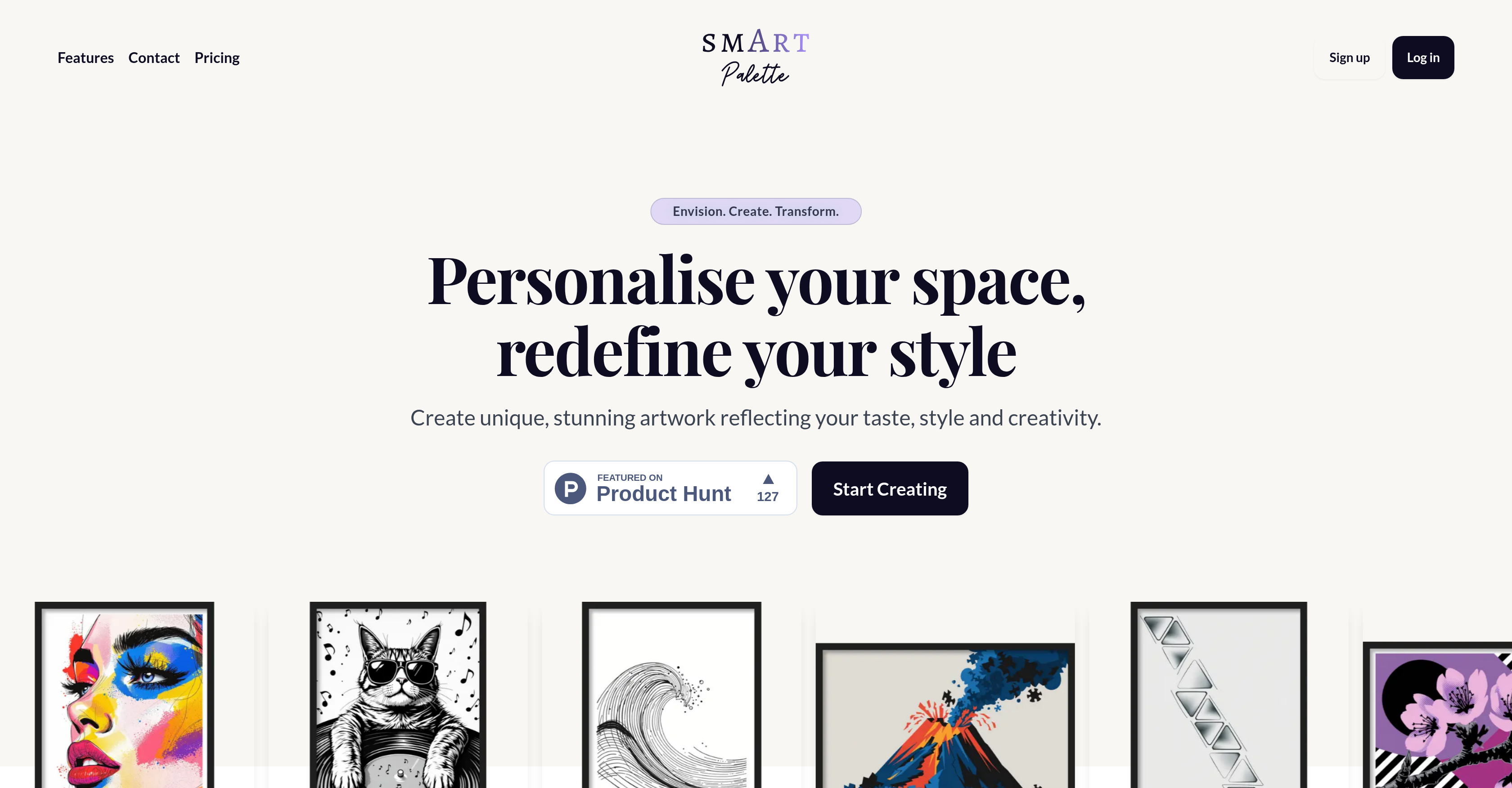 Smart Palette - Screenshot showing the interface and features of this AI tool