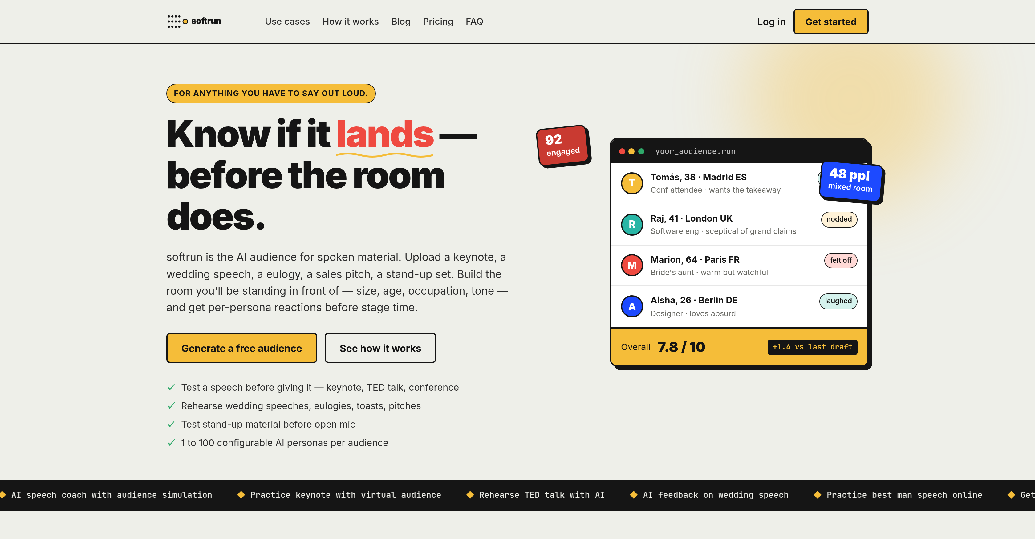 softrun - Screenshot showing the interface and features of this AI tool