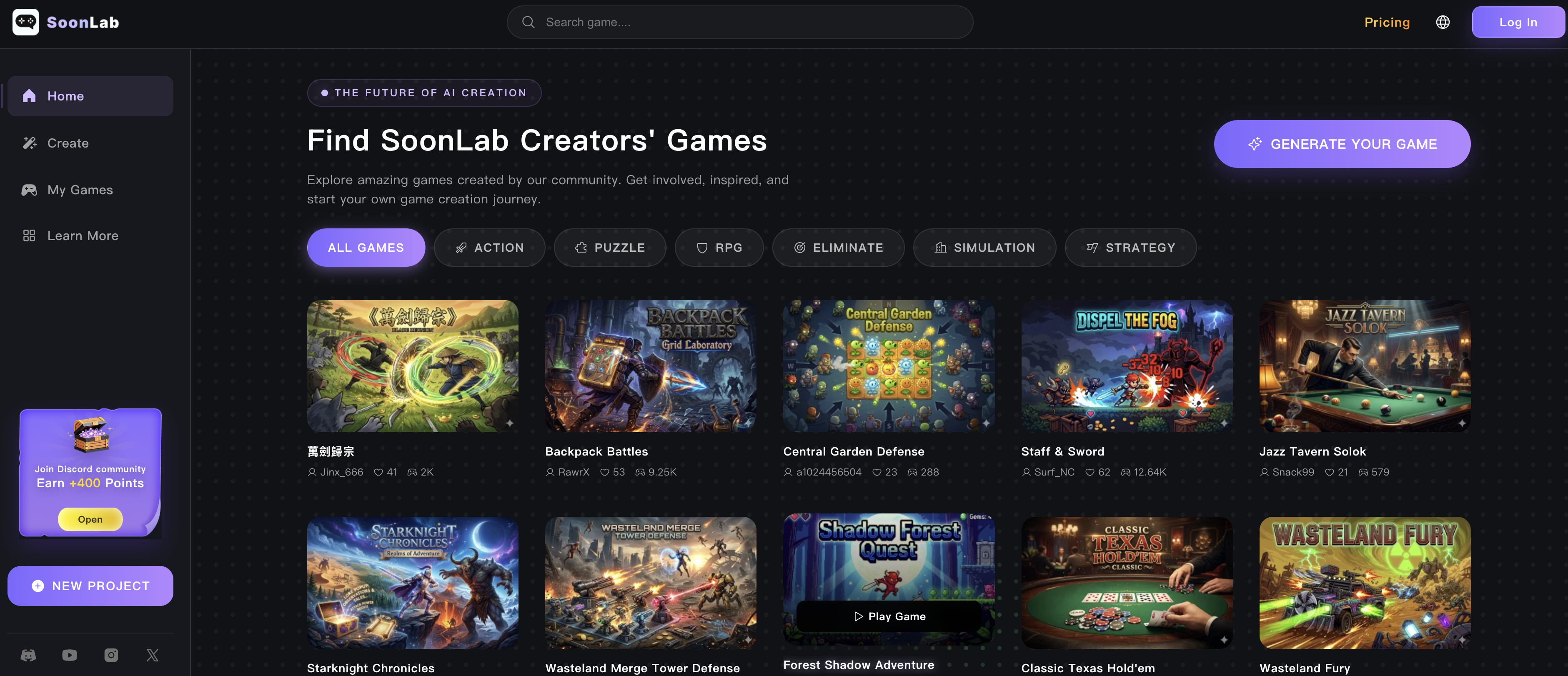 SoonLab - Screenshot showing the interface and features of this AI tool