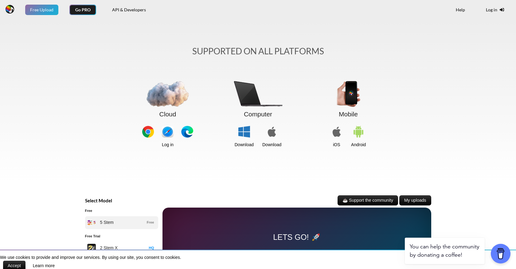 Splitter.ai - Screenshot showing the interface and features of this AI tool