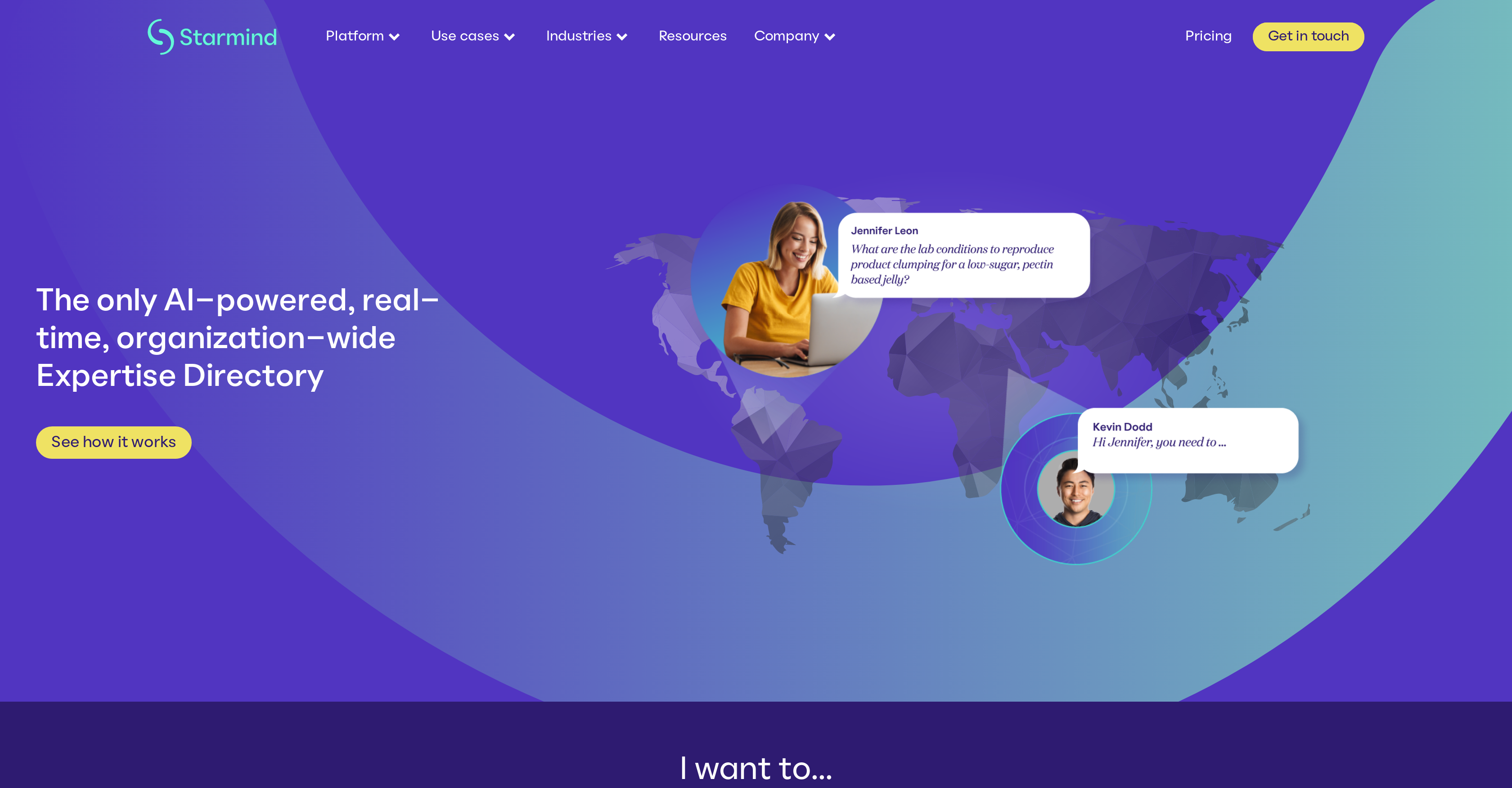 Starmind - Screenshot showing the interface and features of this AI tool