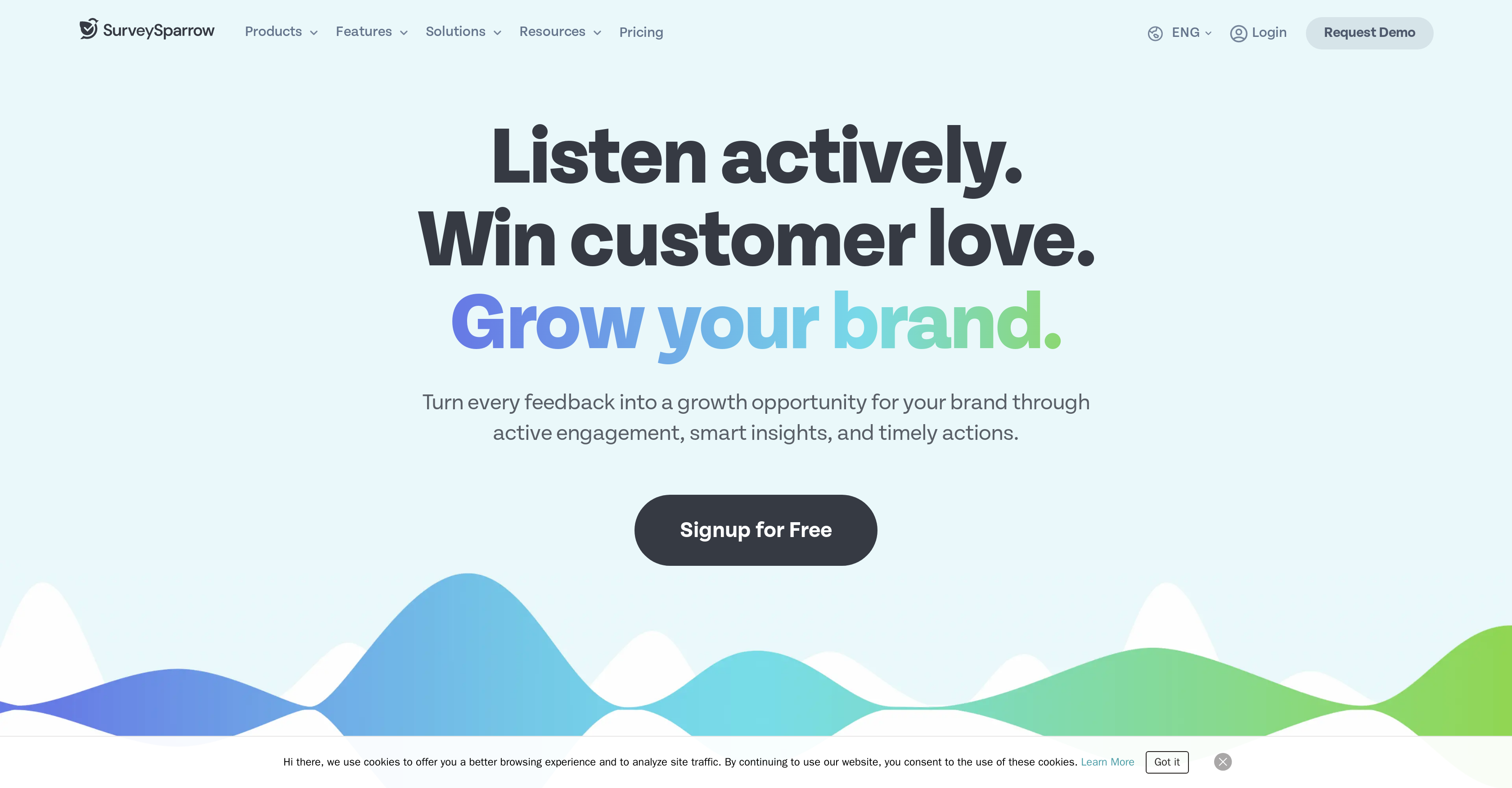 SurveySparrow - Screenshot showing the interface and features of this AI tool