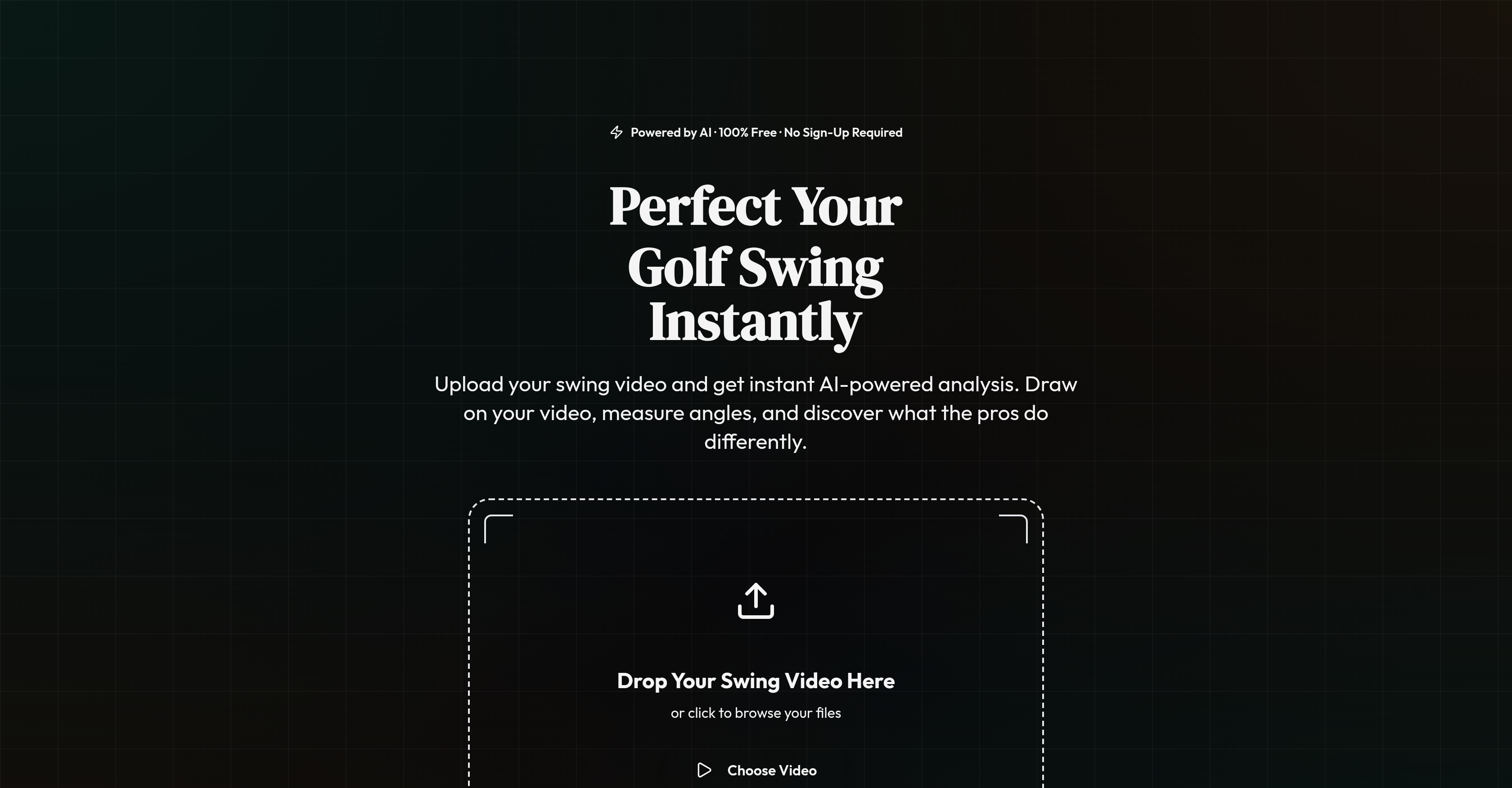 SwingMaster AI - Screenshot showing the interface and features of this AI tool