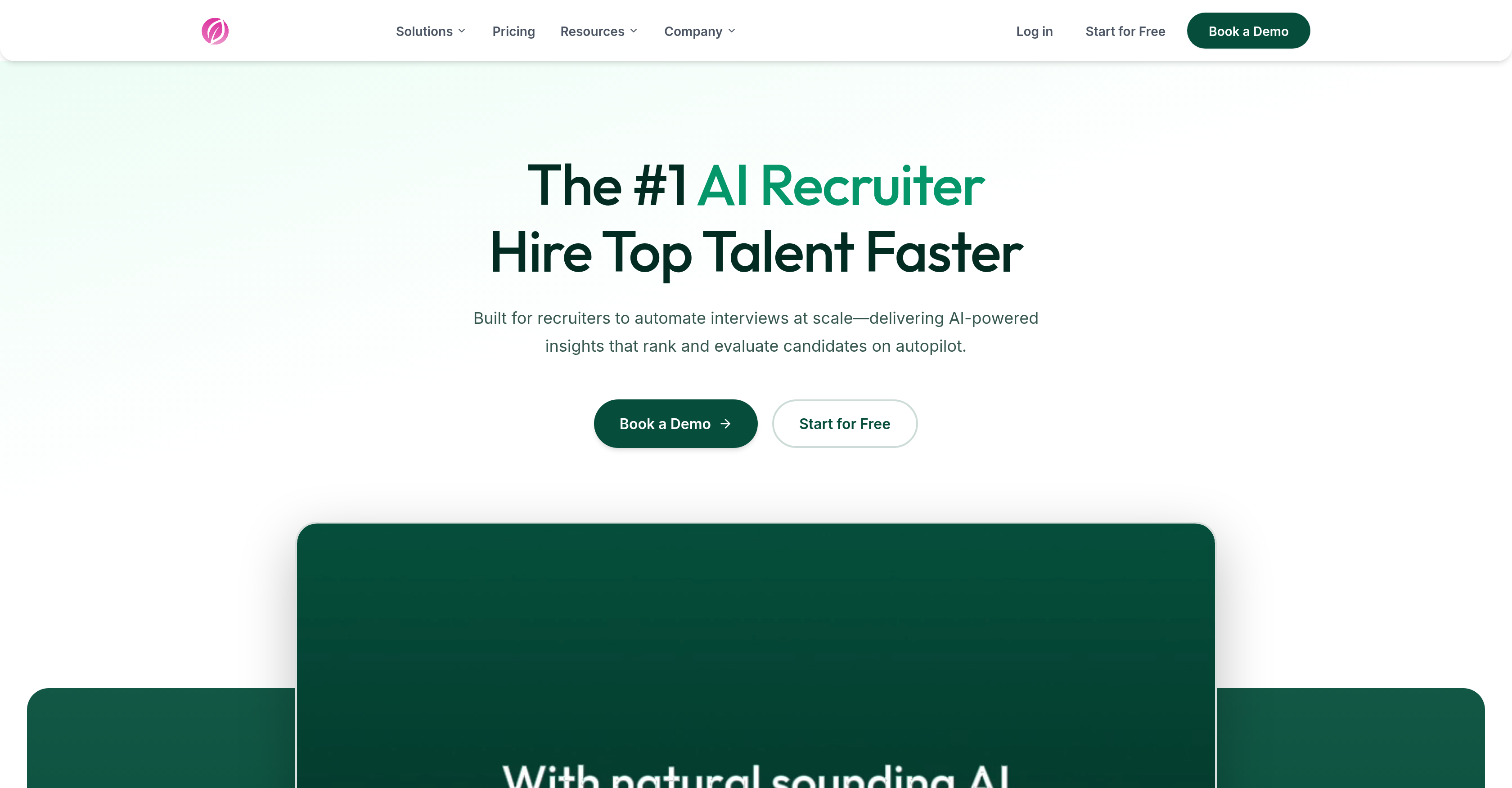 TalentSprout - Screenshot showing the interface and features of this AI tool
