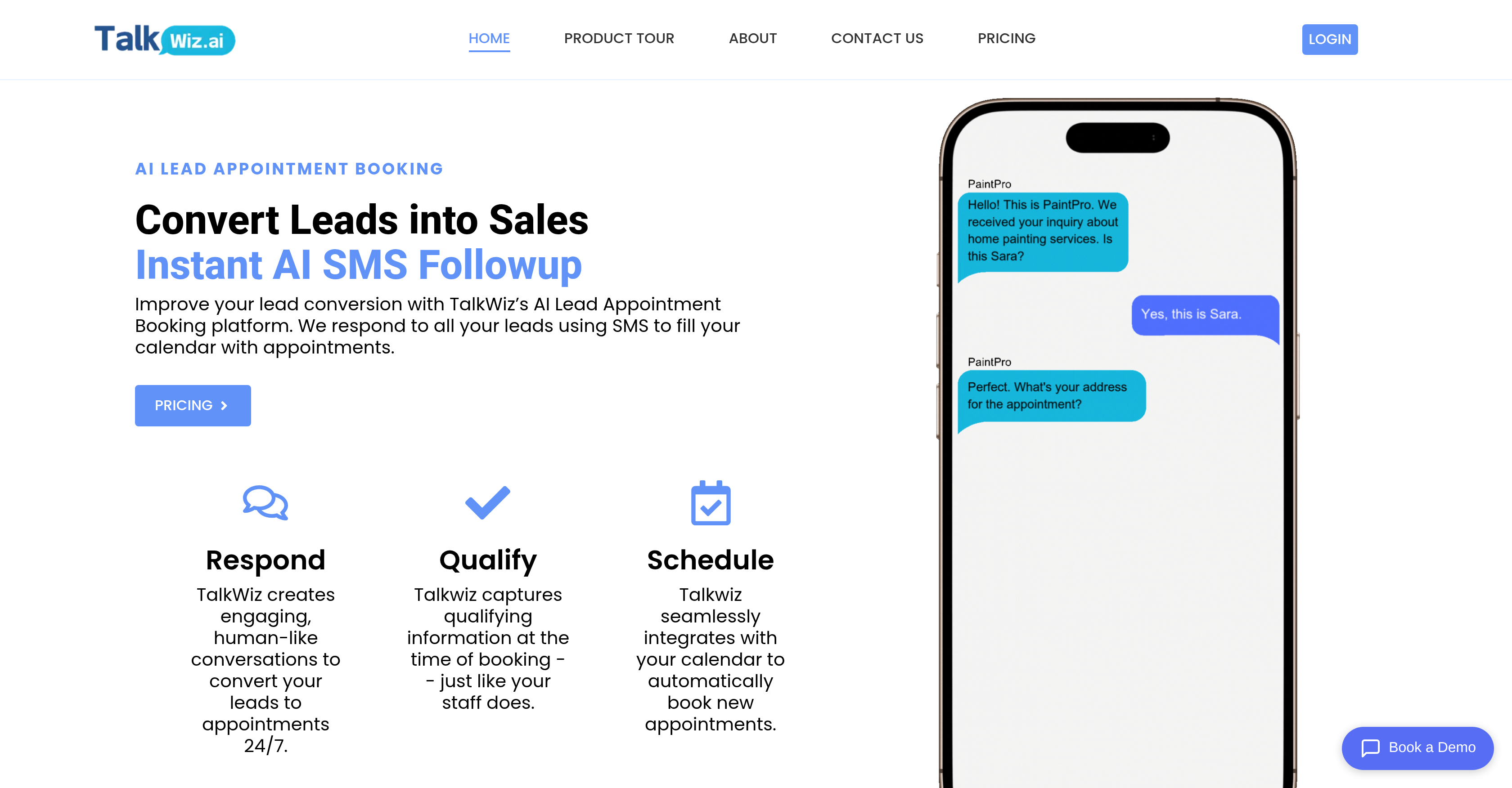 TalkWiz.ai - Screenshot showing the interface and features of this AI tool