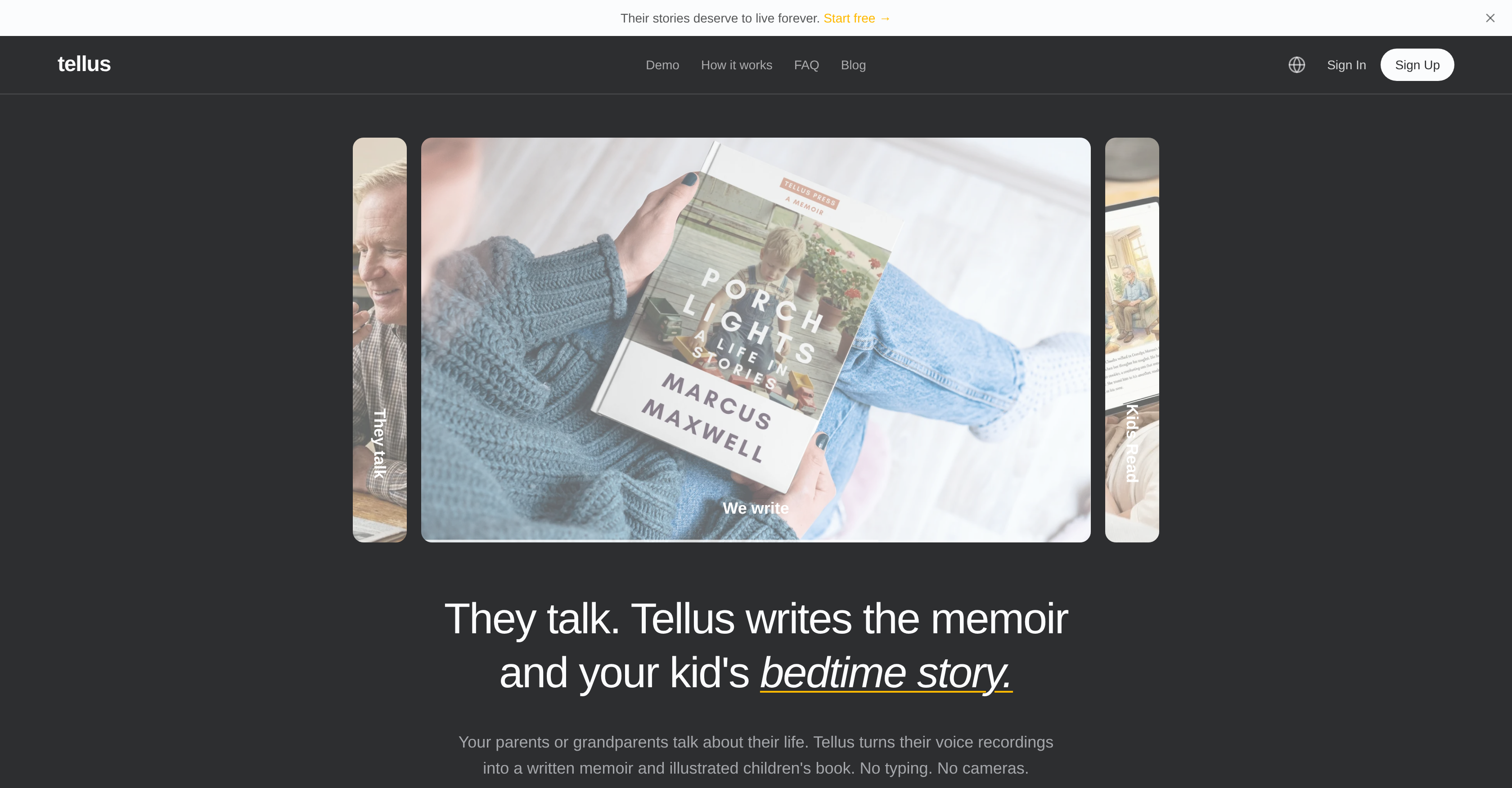 Tellus - Screenshot showing the interface and features of this AI tool