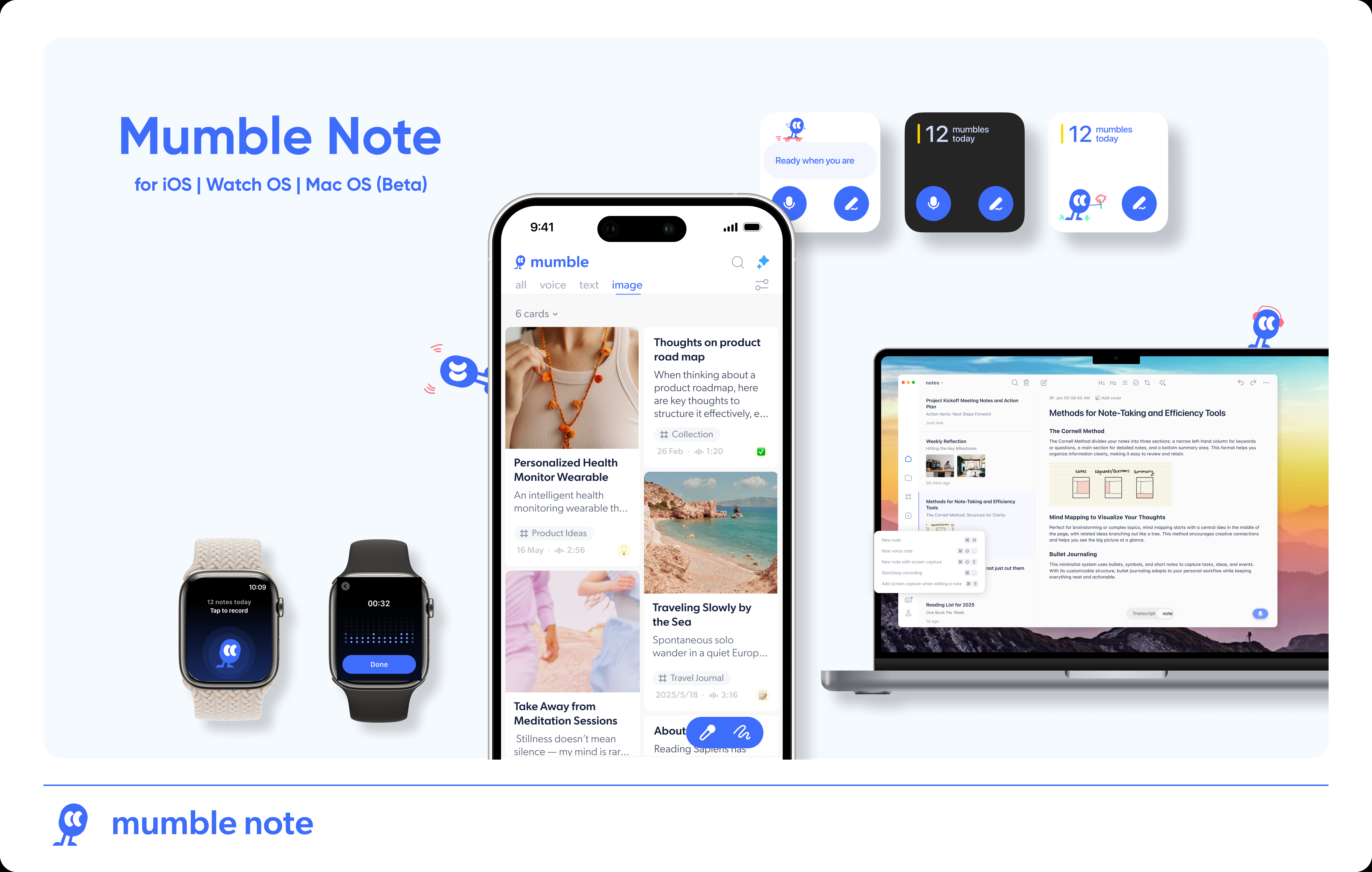 Mumble Note: AI Voice Notetakerv0.7.16 - Screenshot showing the interface and features of this AI tool