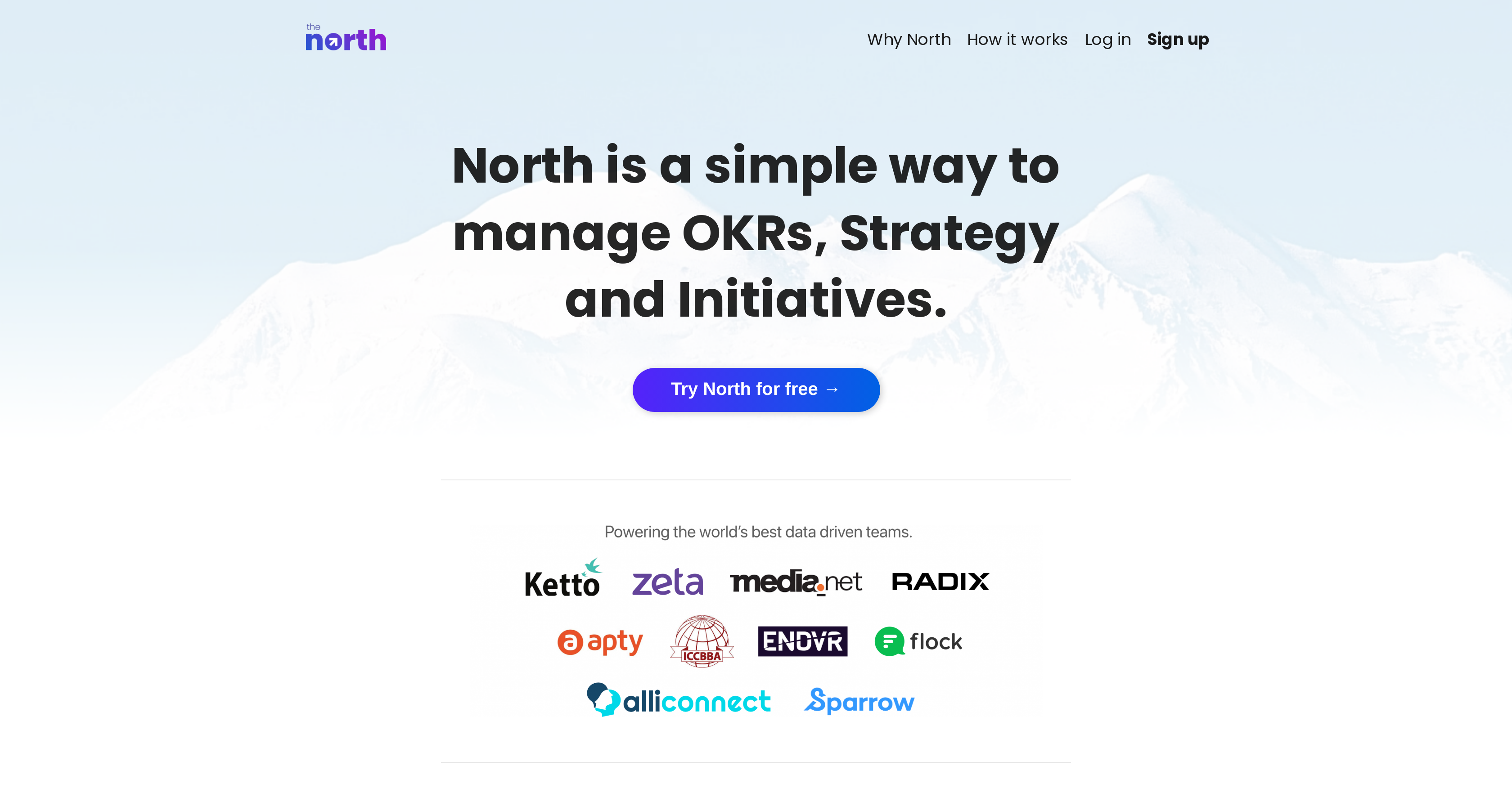 The North - Screenshot showing the interface and features of this AI tool