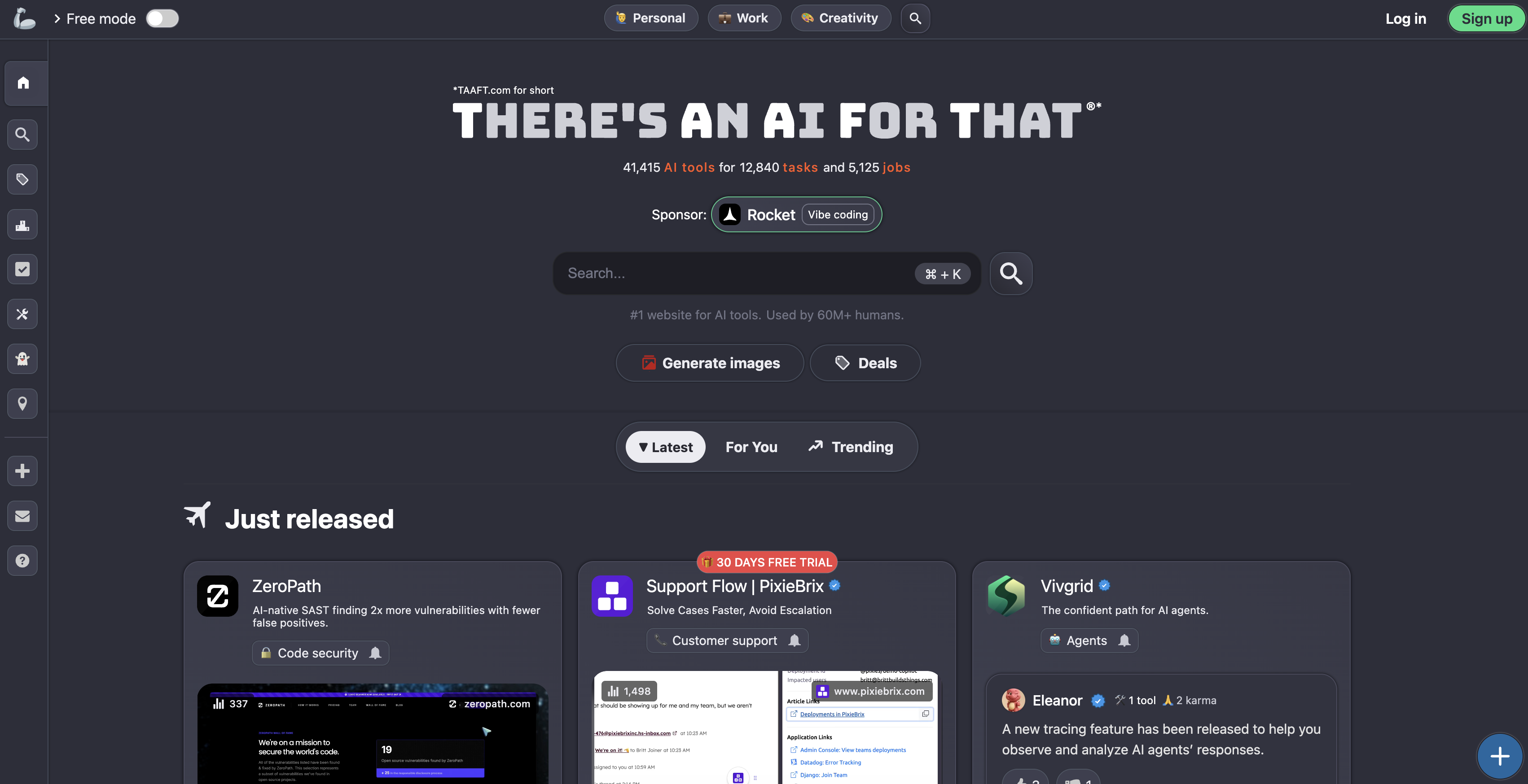 There's An AI For Thatv222211 - Screenshot showing the interface and features of this AI tool