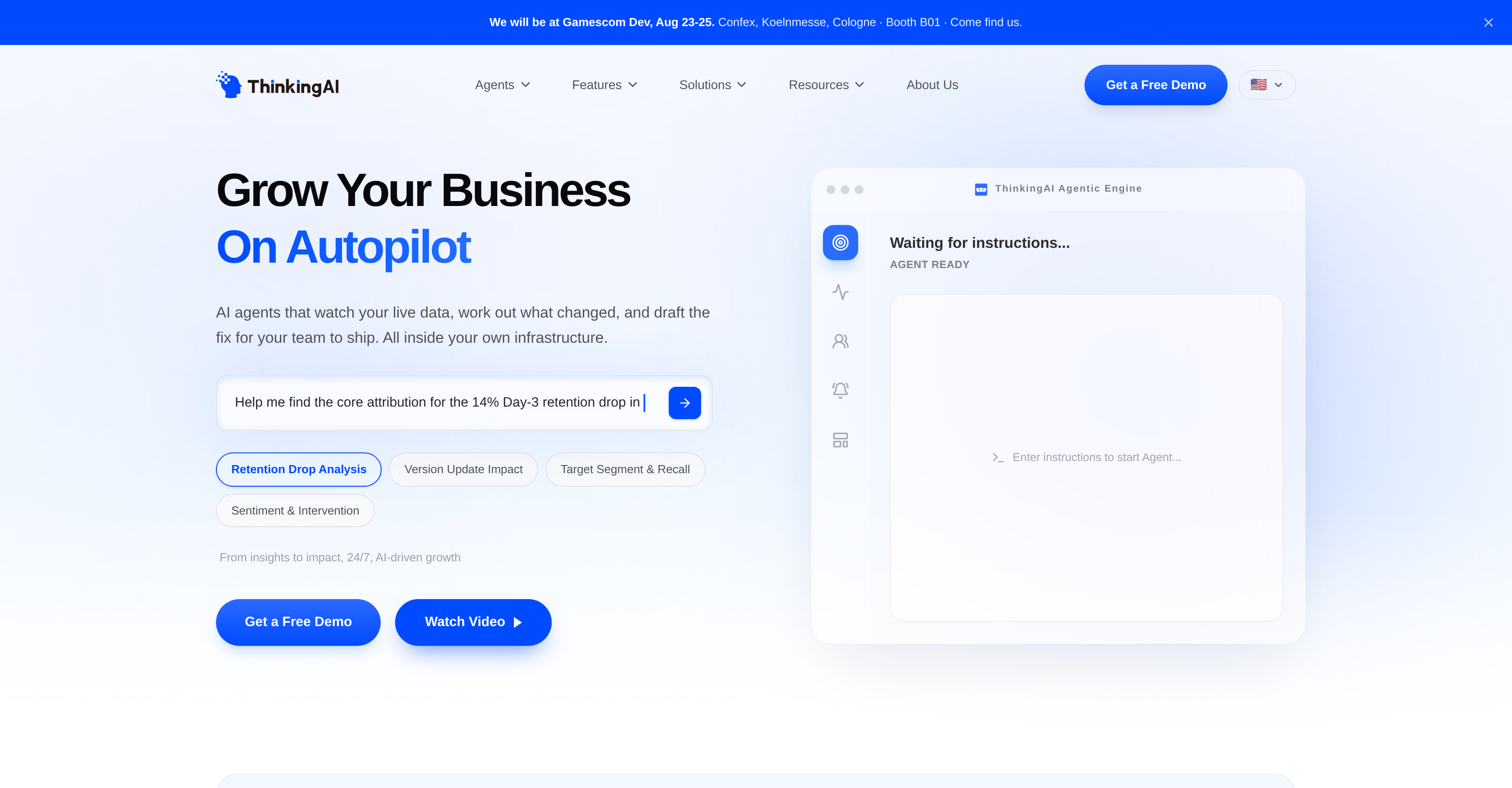 ThinkingAI - Screenshot showing the interface and features of this AI tool