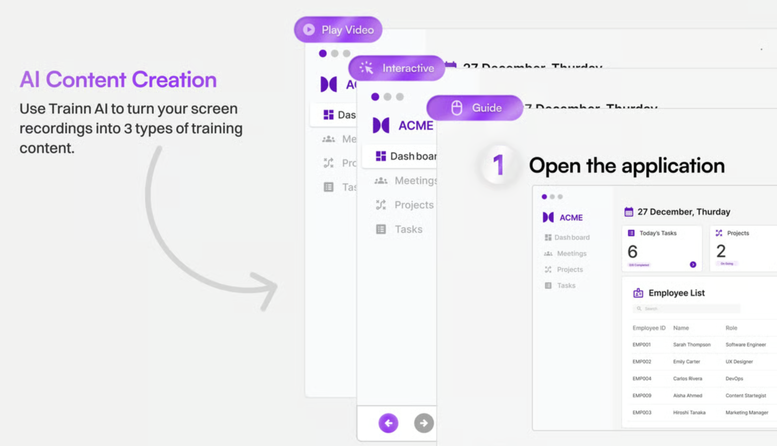 Trainn AIv1.4 - Screenshot showing the interface and features of this AI tool