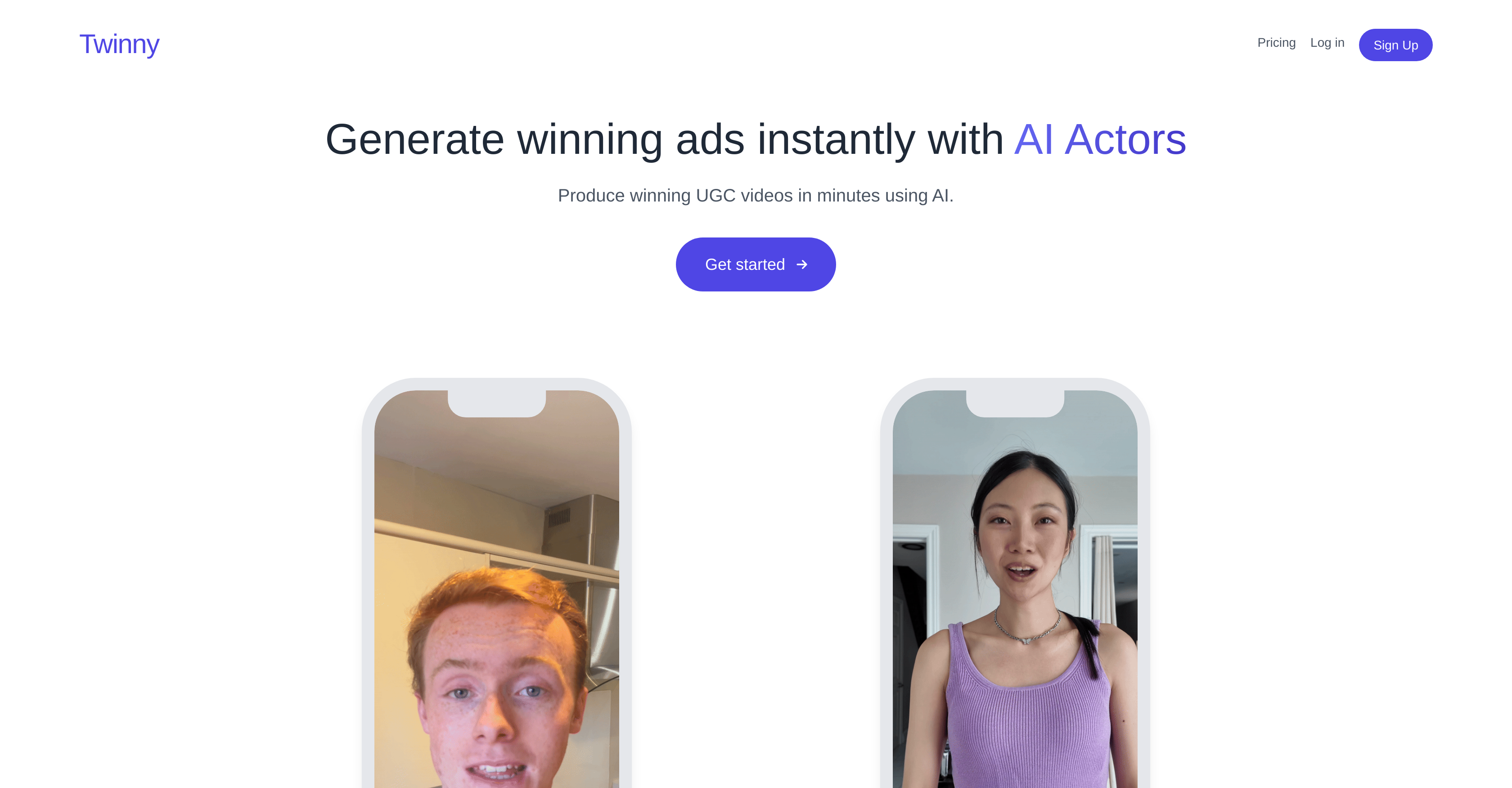 Twinny Ads - Screenshot showing the interface and features of this AI tool