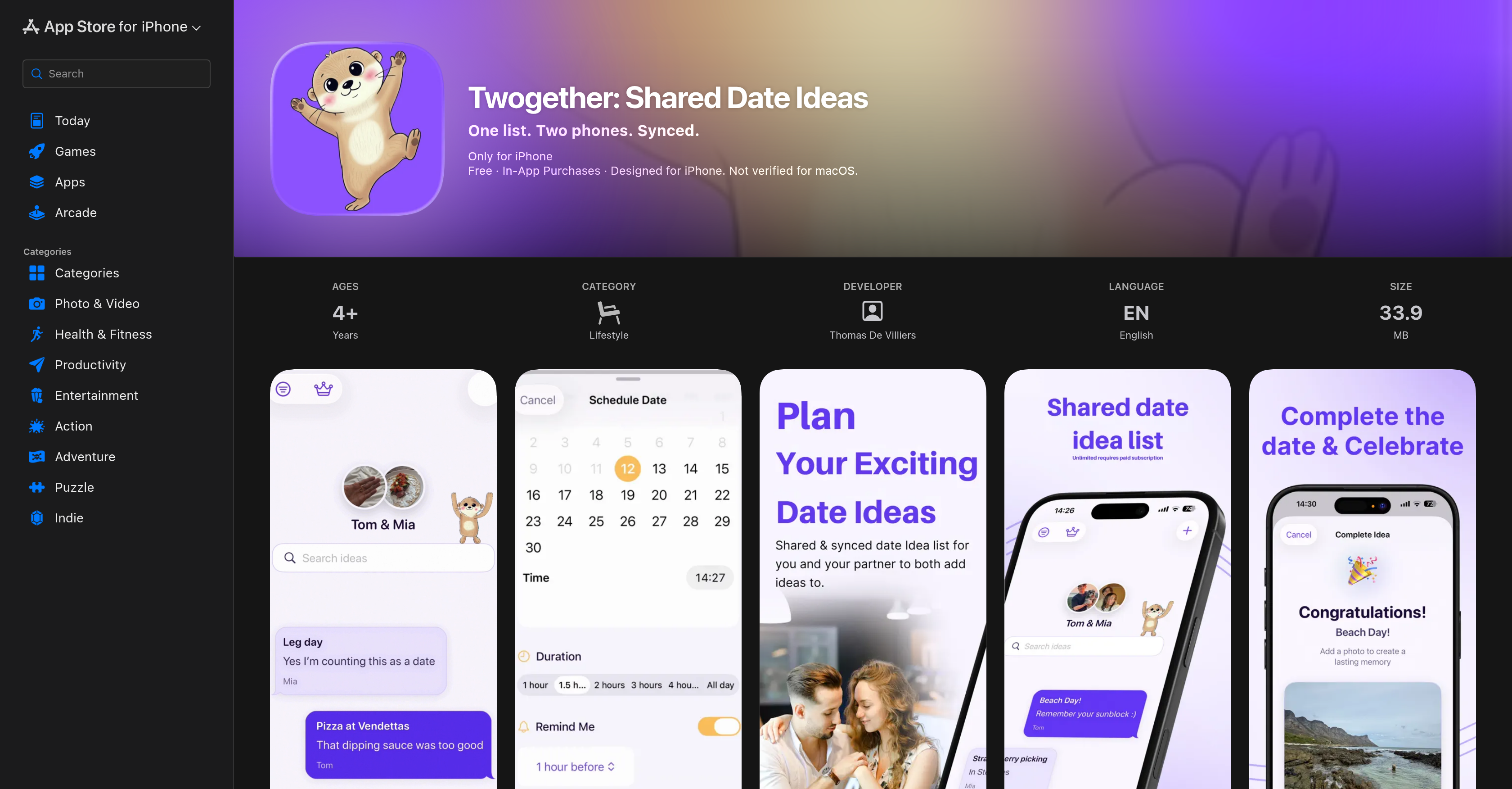 Twogether - Screenshot showing the interface and features of this AI tool