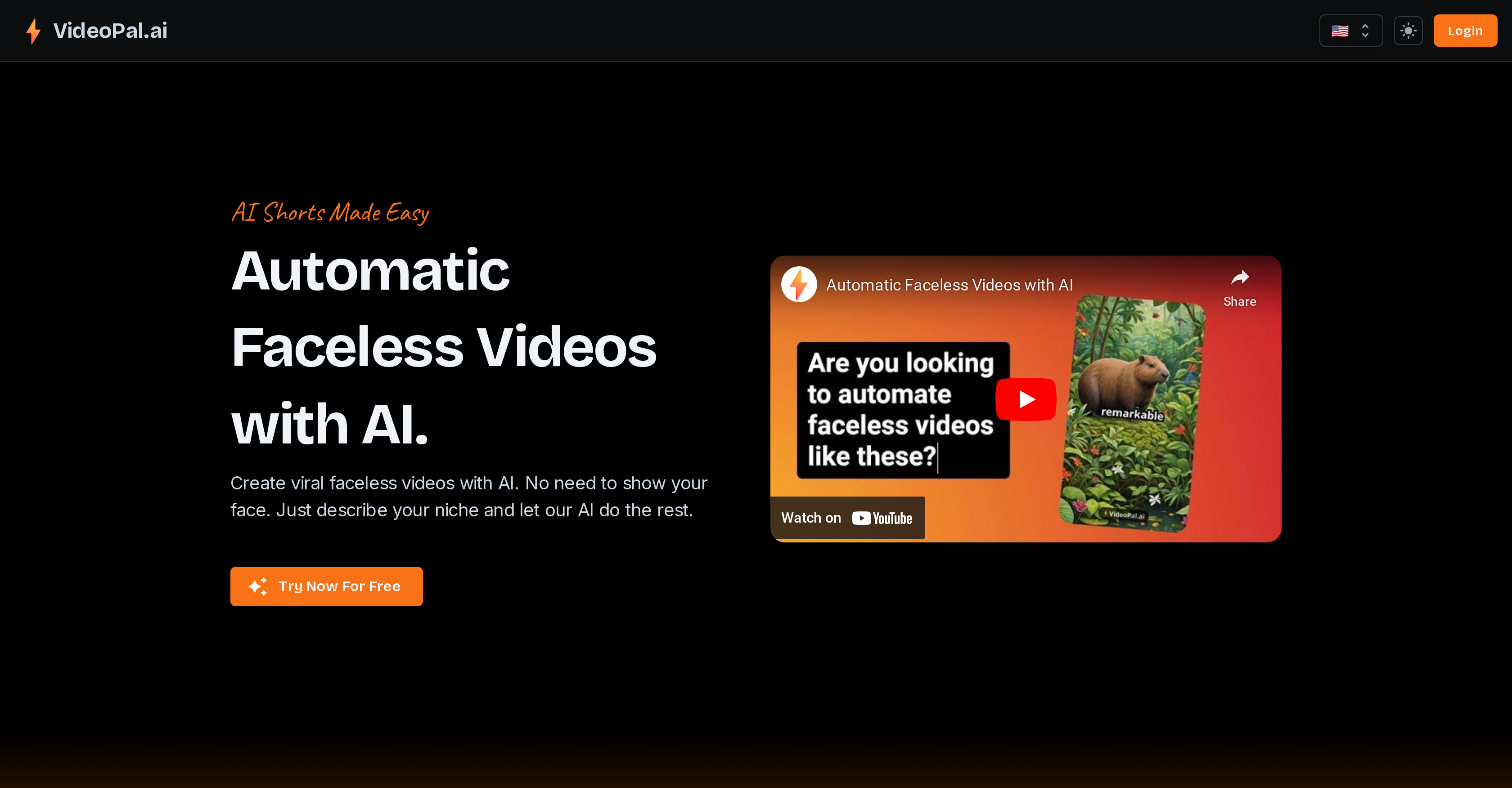 VideoPal AI - Screenshot showing the interface and features of this AI tool