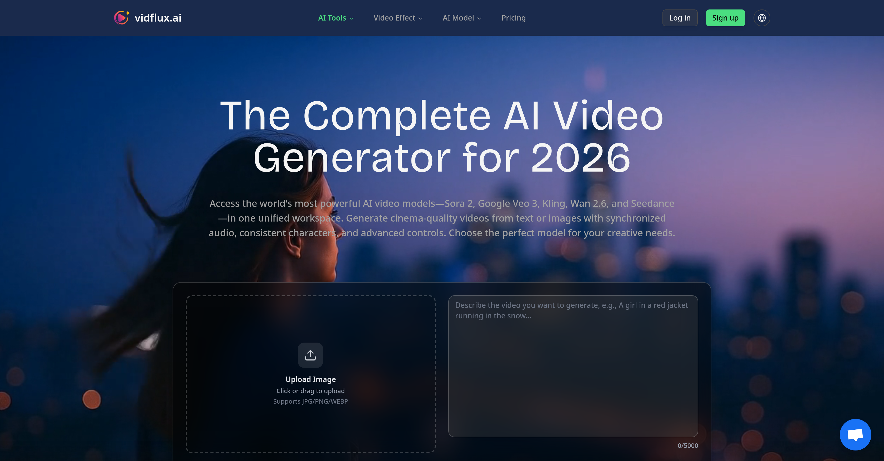 VidFlux AI | AI Video Generator - Screenshot showing the interface and features of this AI tool