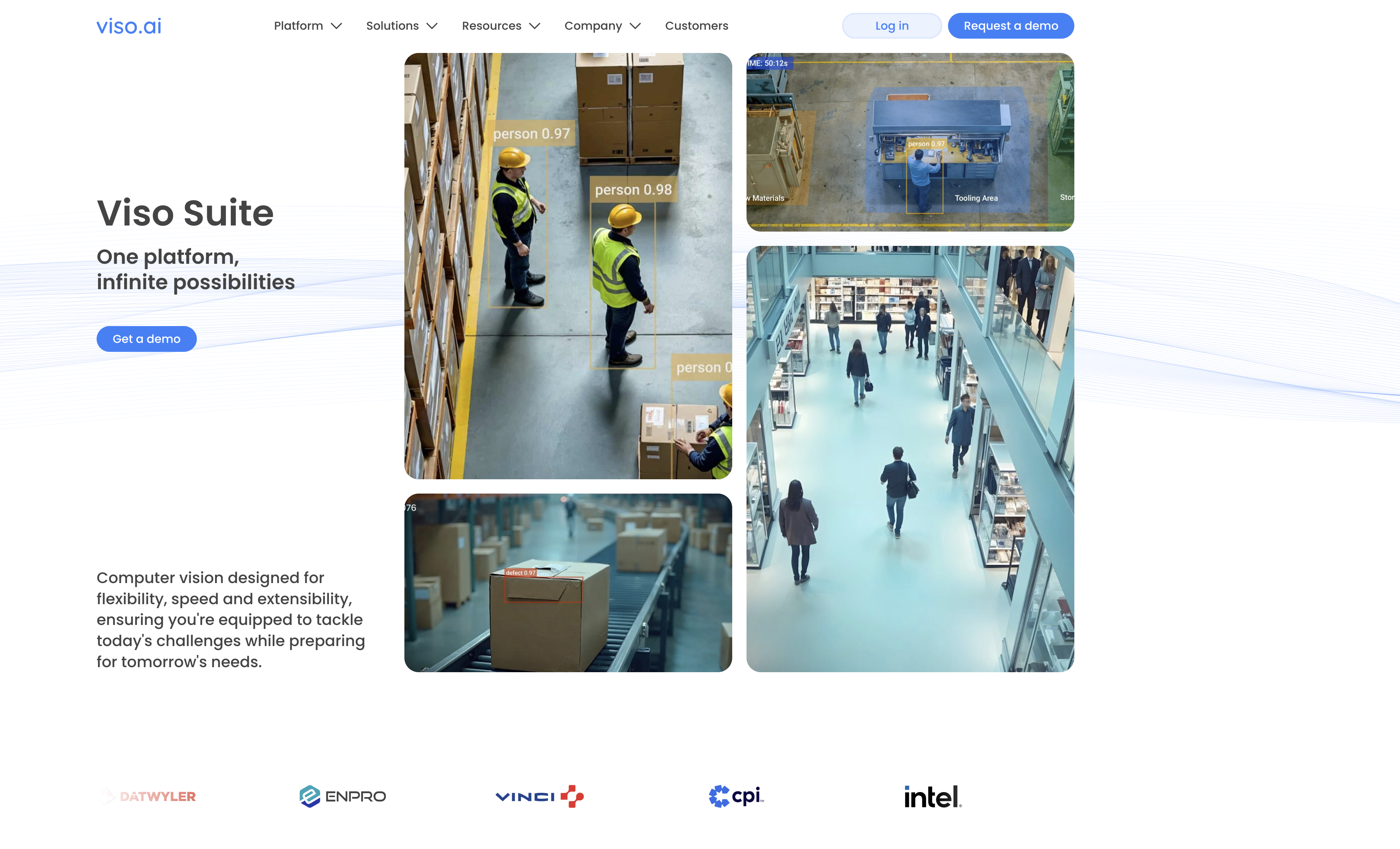 Viso.ai - Screenshot showing the interface and features of this AI tool