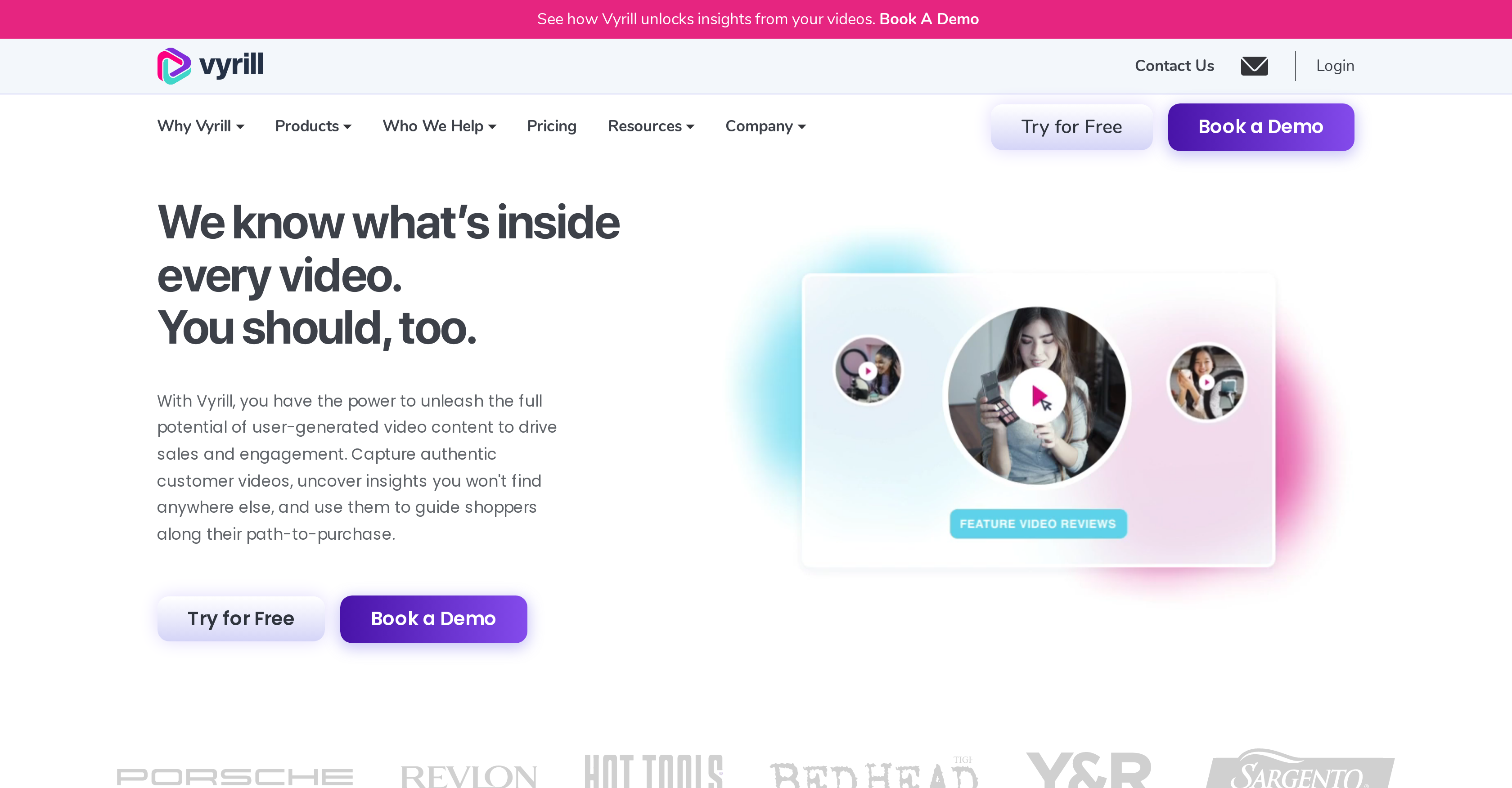 Vyrill - Screenshot showing the interface and features of this AI tool