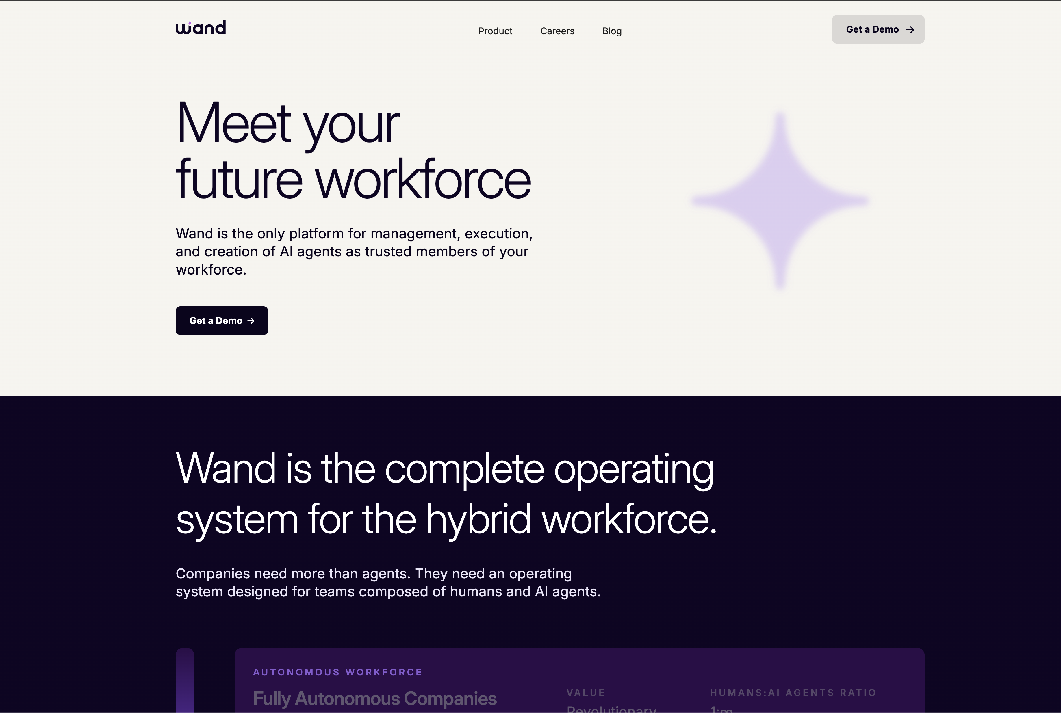 Wand AI - Screenshot showing the interface and features of this AI tool