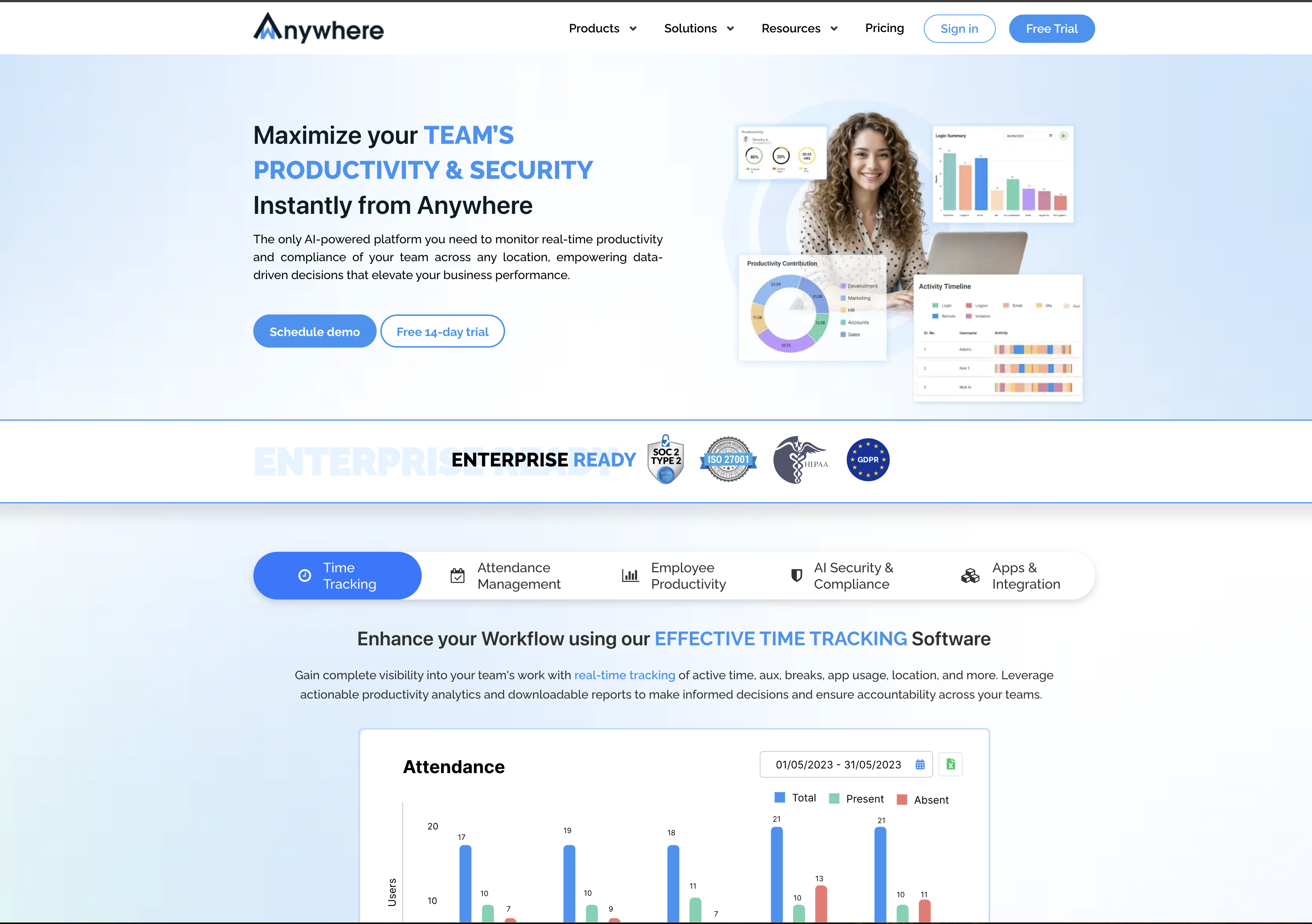 wAnywhere - Screenshot showing the interface and features of this AI tool